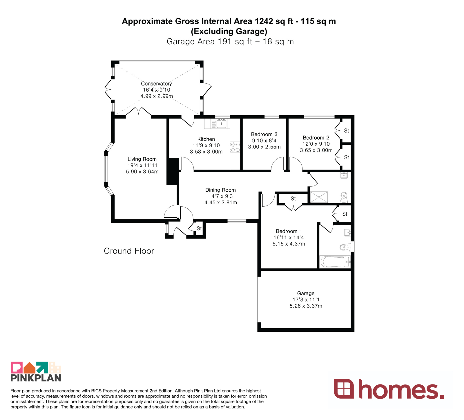 Floorplan for Liphook, Hampshire