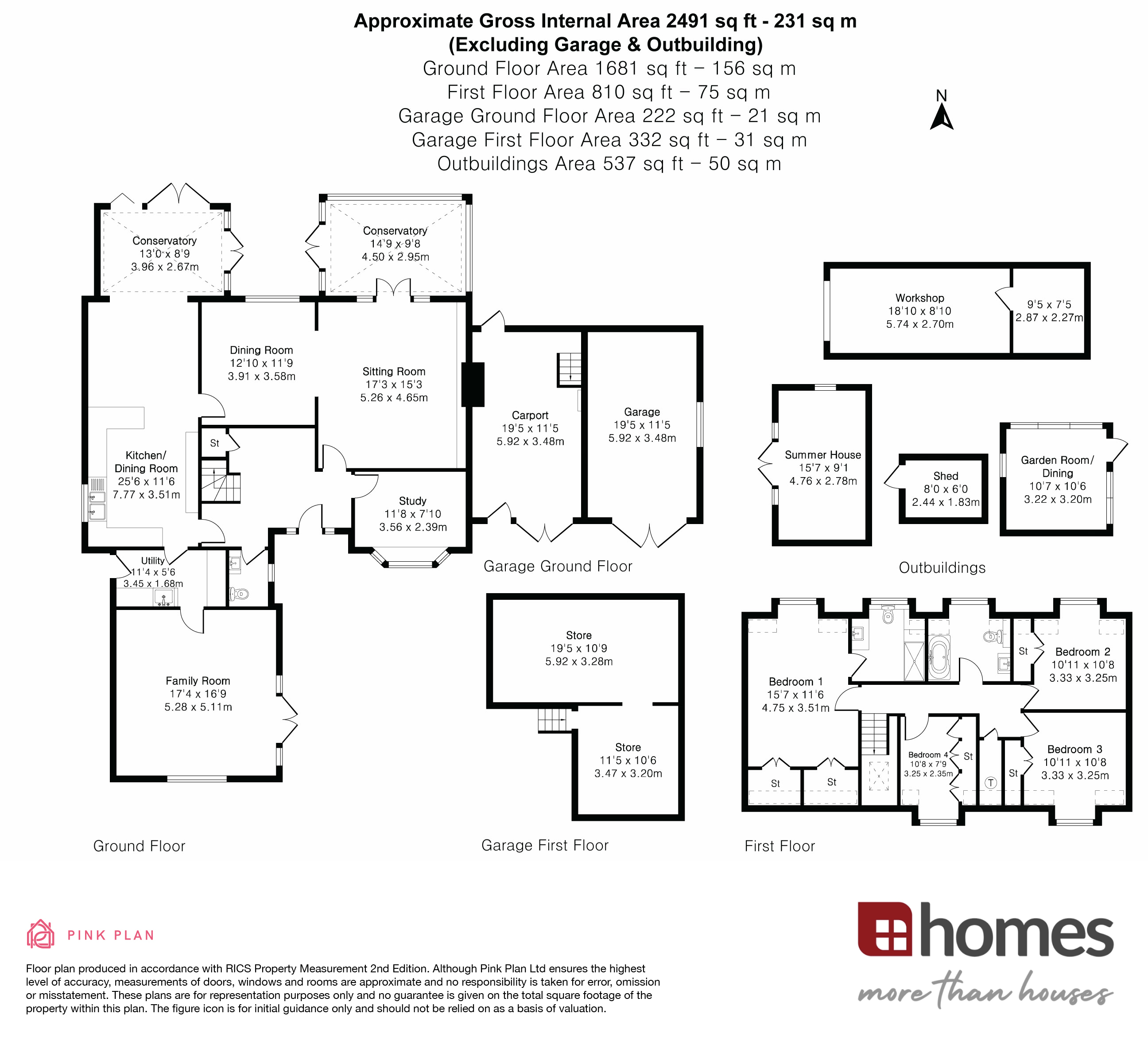 Floorplan for Passfield, Liphook, Hampshire