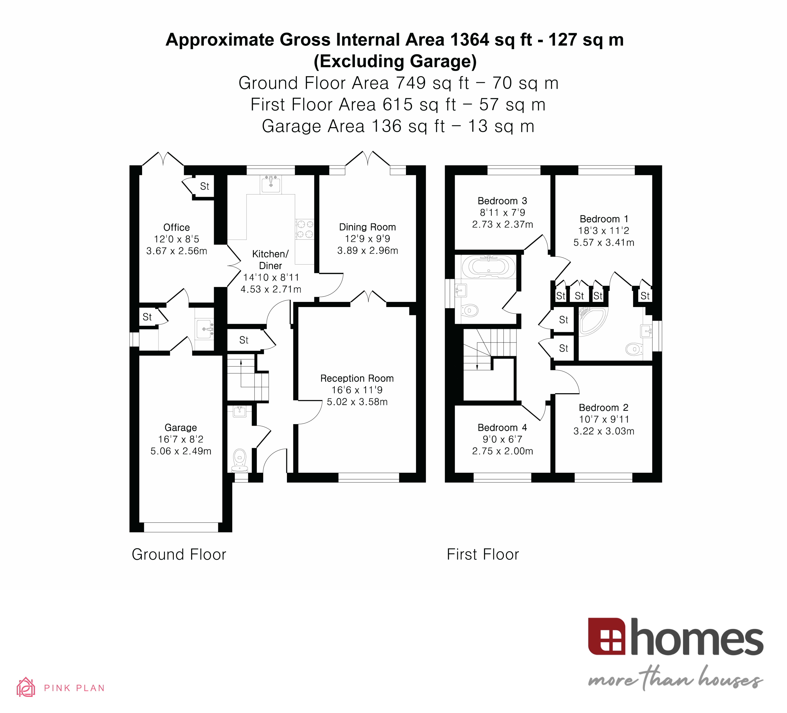 Floorplan for Lindford, Bordon, Hampshire
