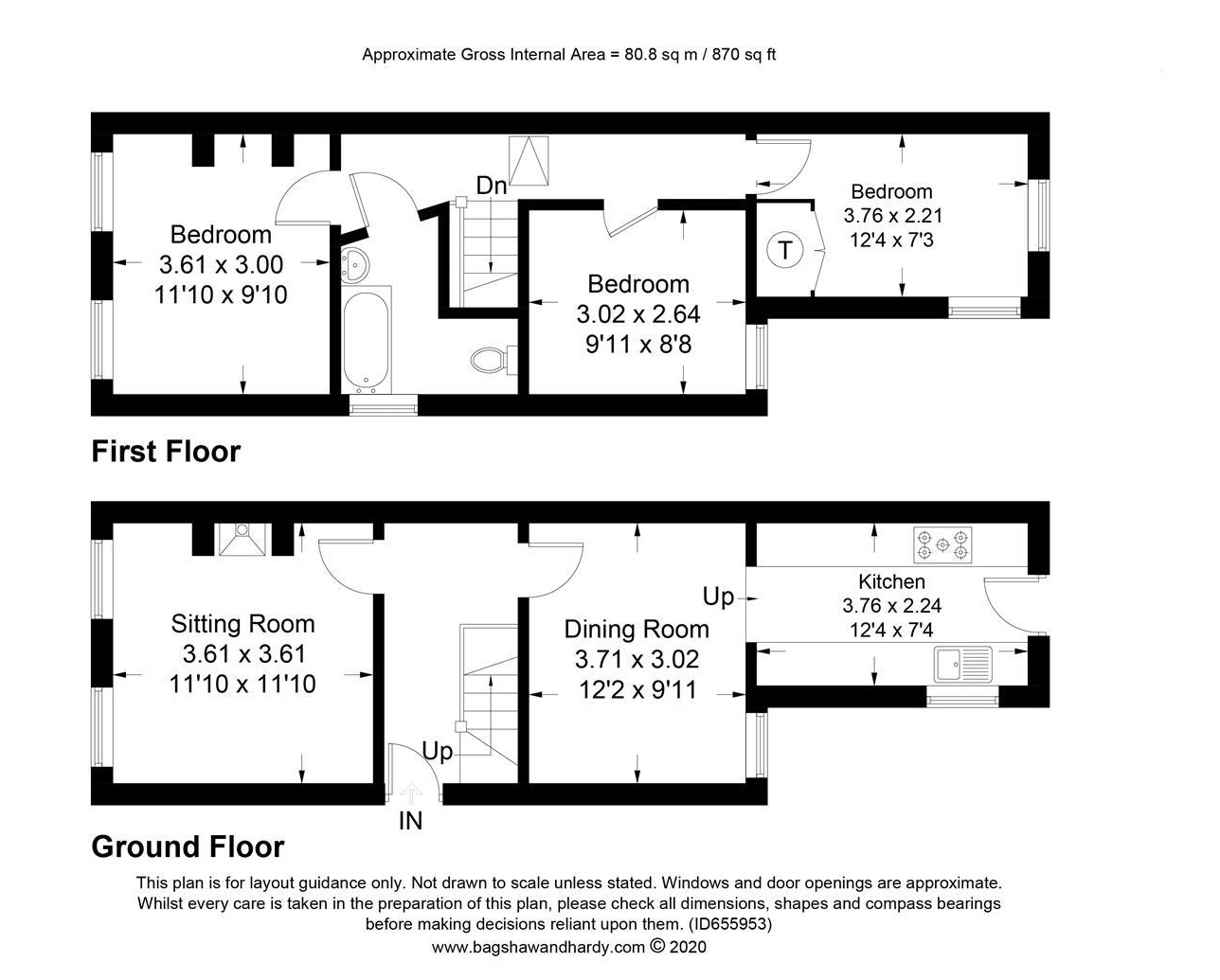Floorplan for Grayshott, Hindhead, Hampshire