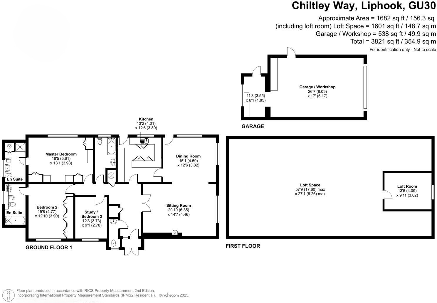 Floorplan for Liphook, Hampshire