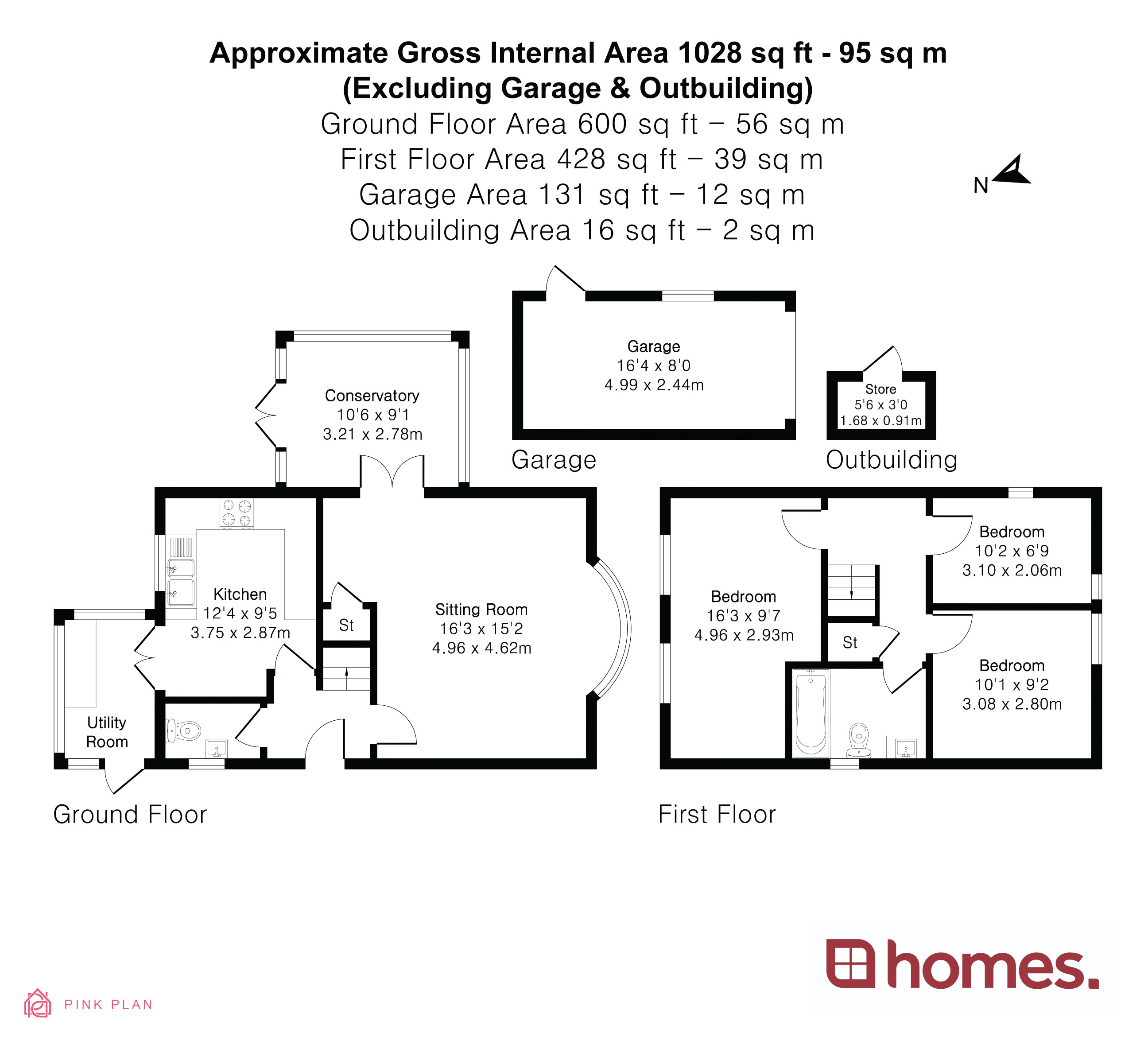 Floorplan for Liphook, Hampshire