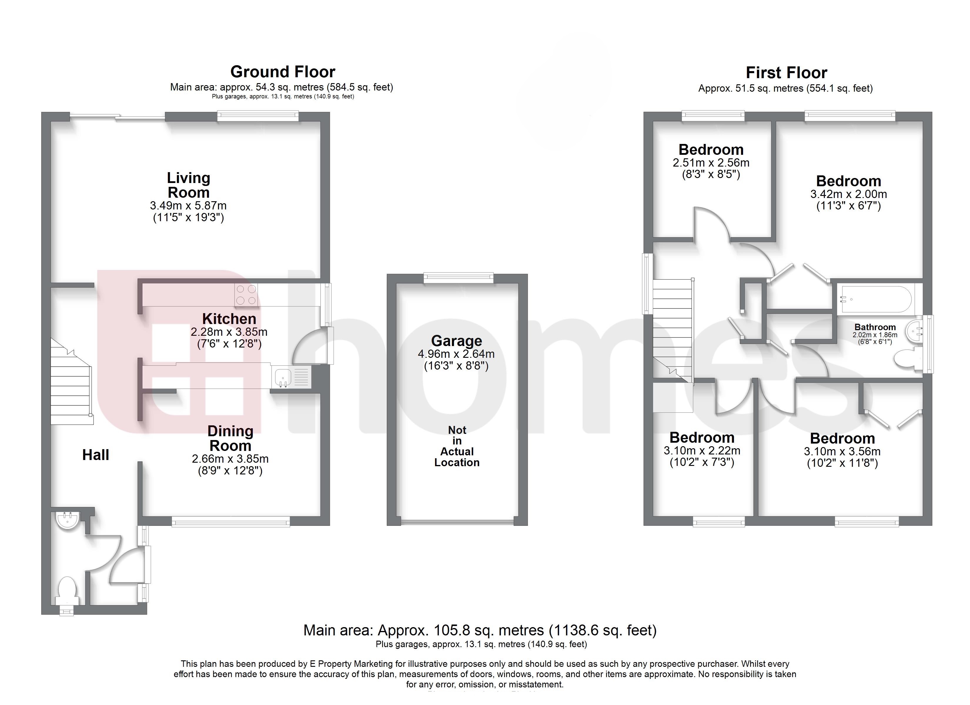 Floorplan for Liphook, Hampshire