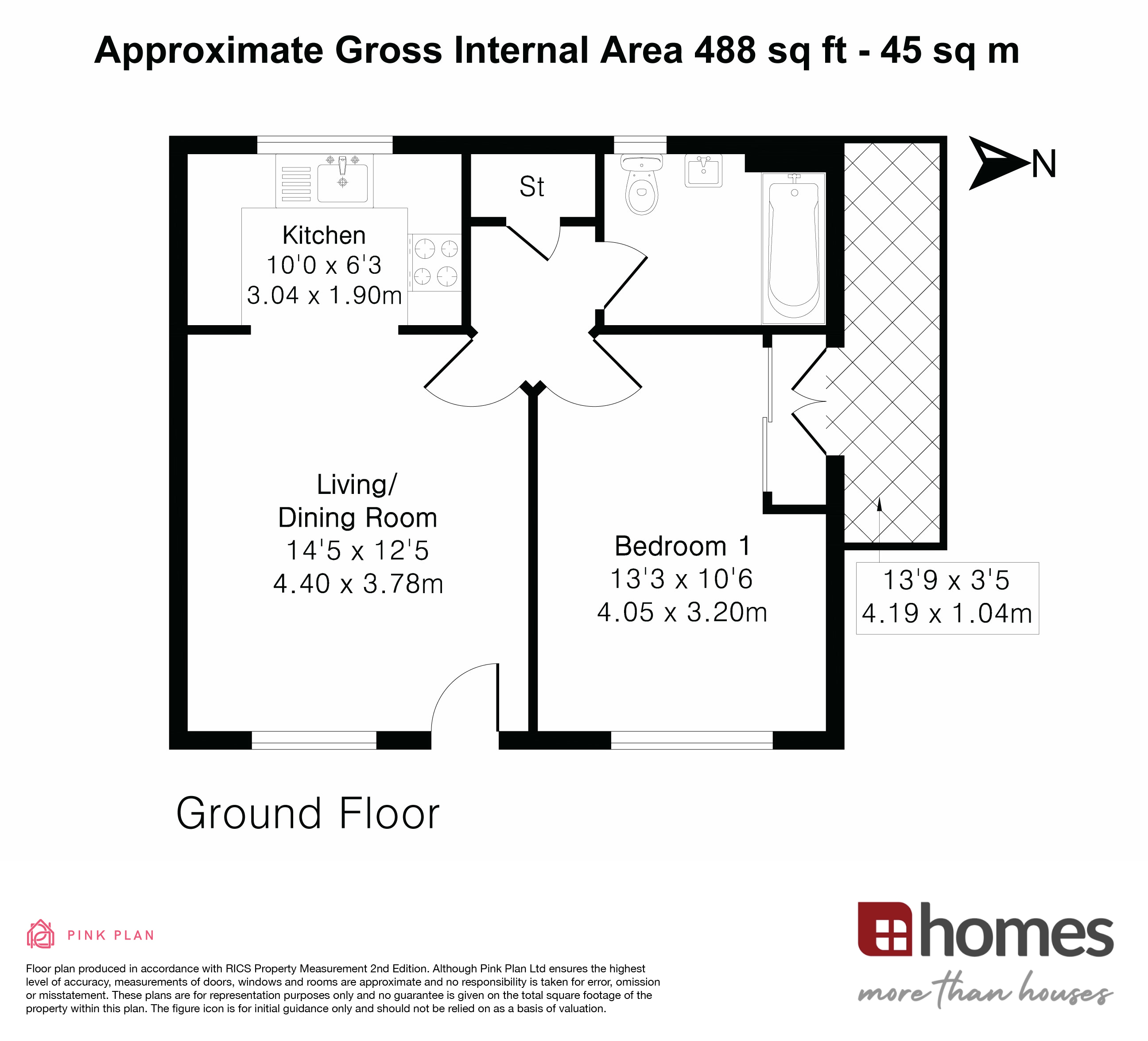 Floorplan for Liphook, Hampshire