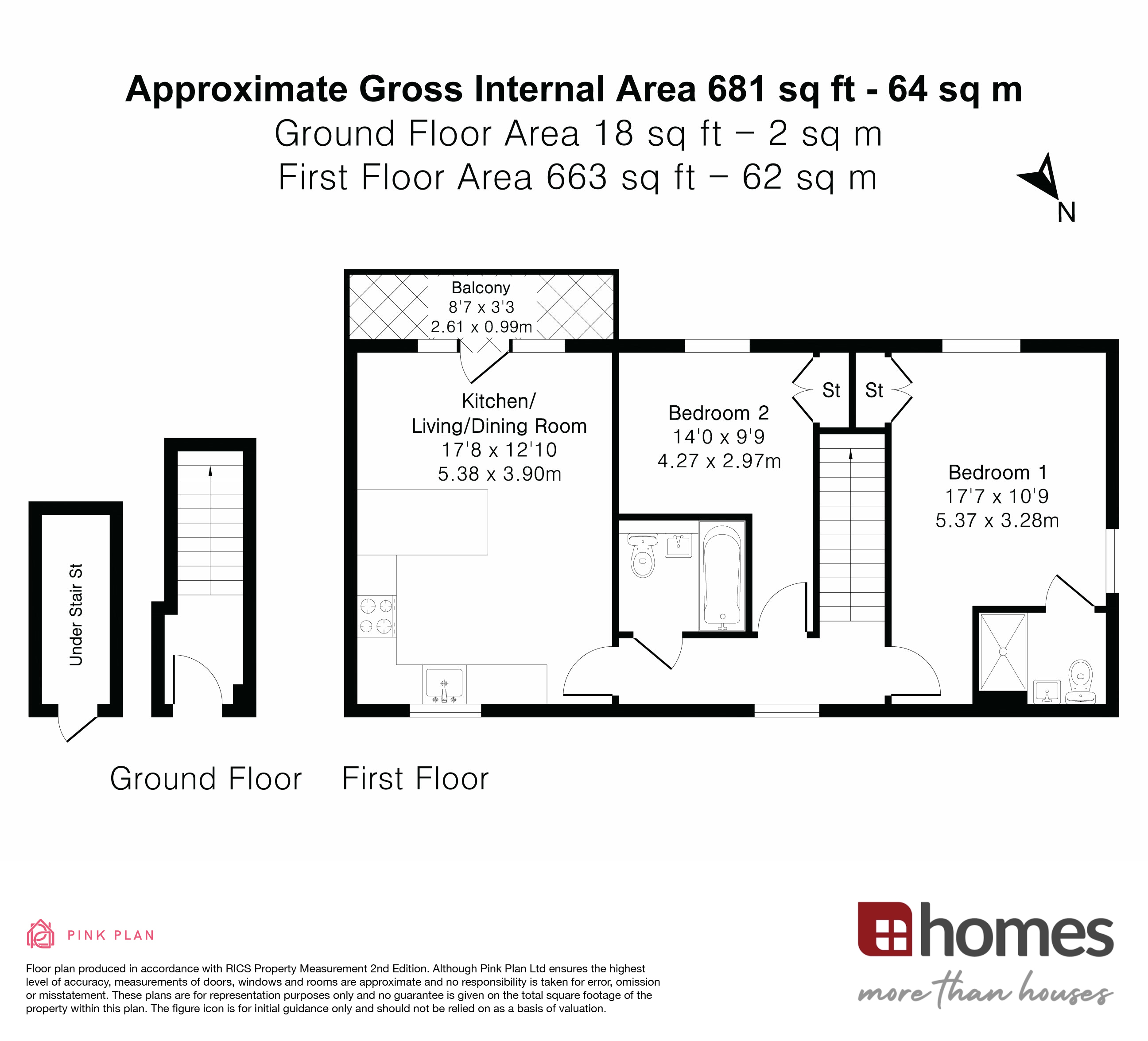 Floorplan for Bordon, Hampshire