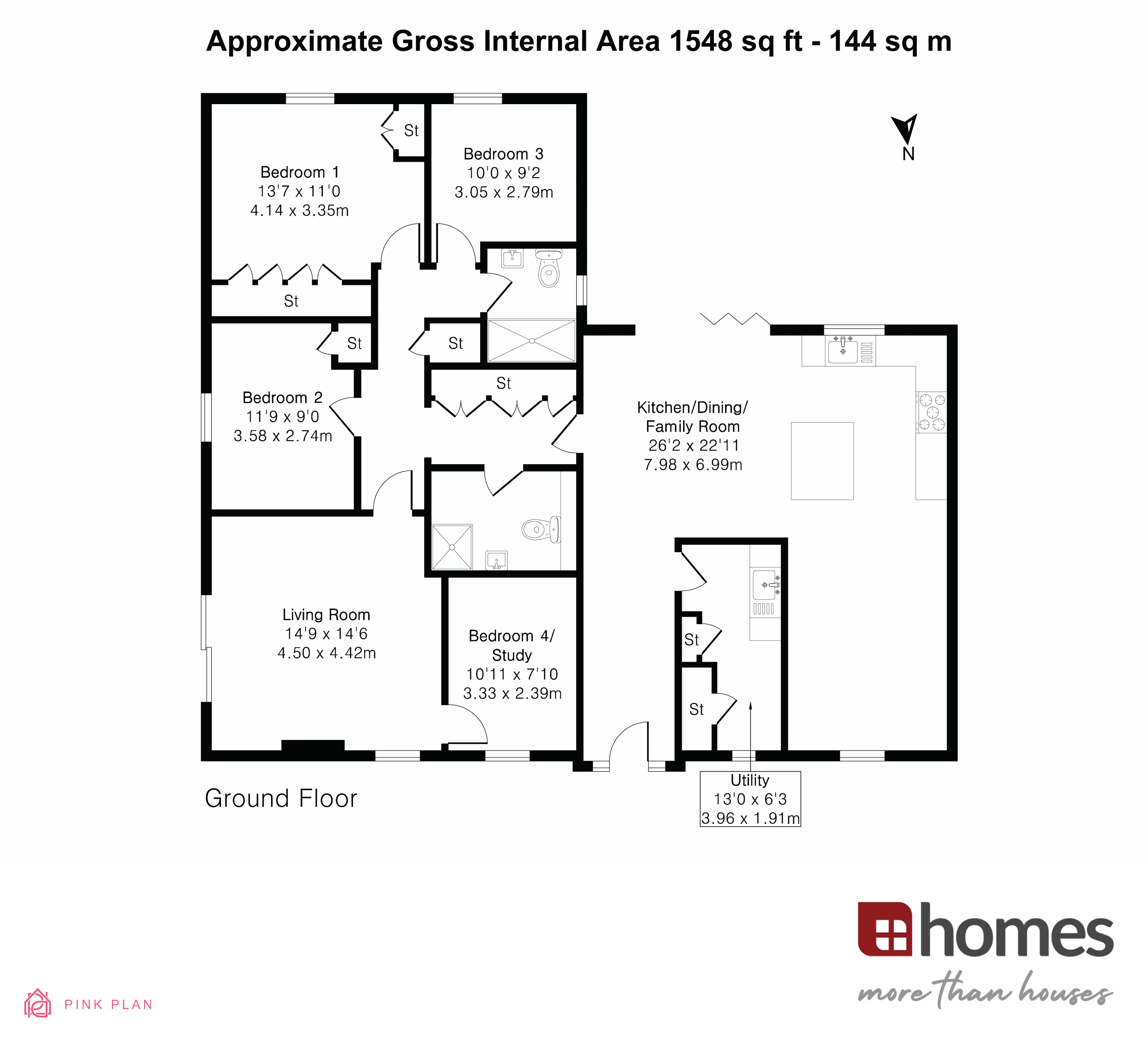 Floorplan for Grayshott, Hindhead, Hampshire