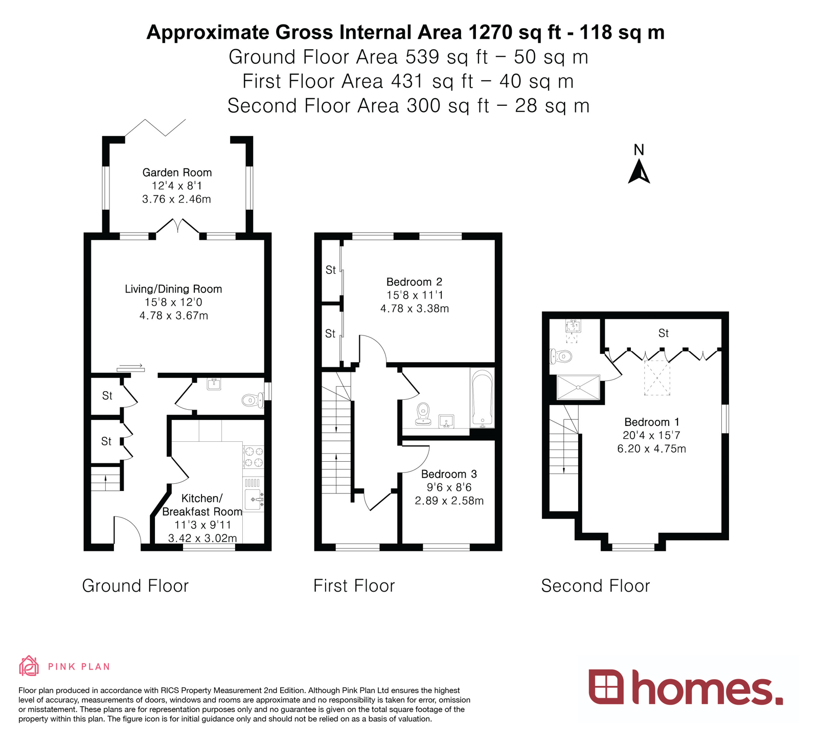 Floorplan for Liphook, Hampshire