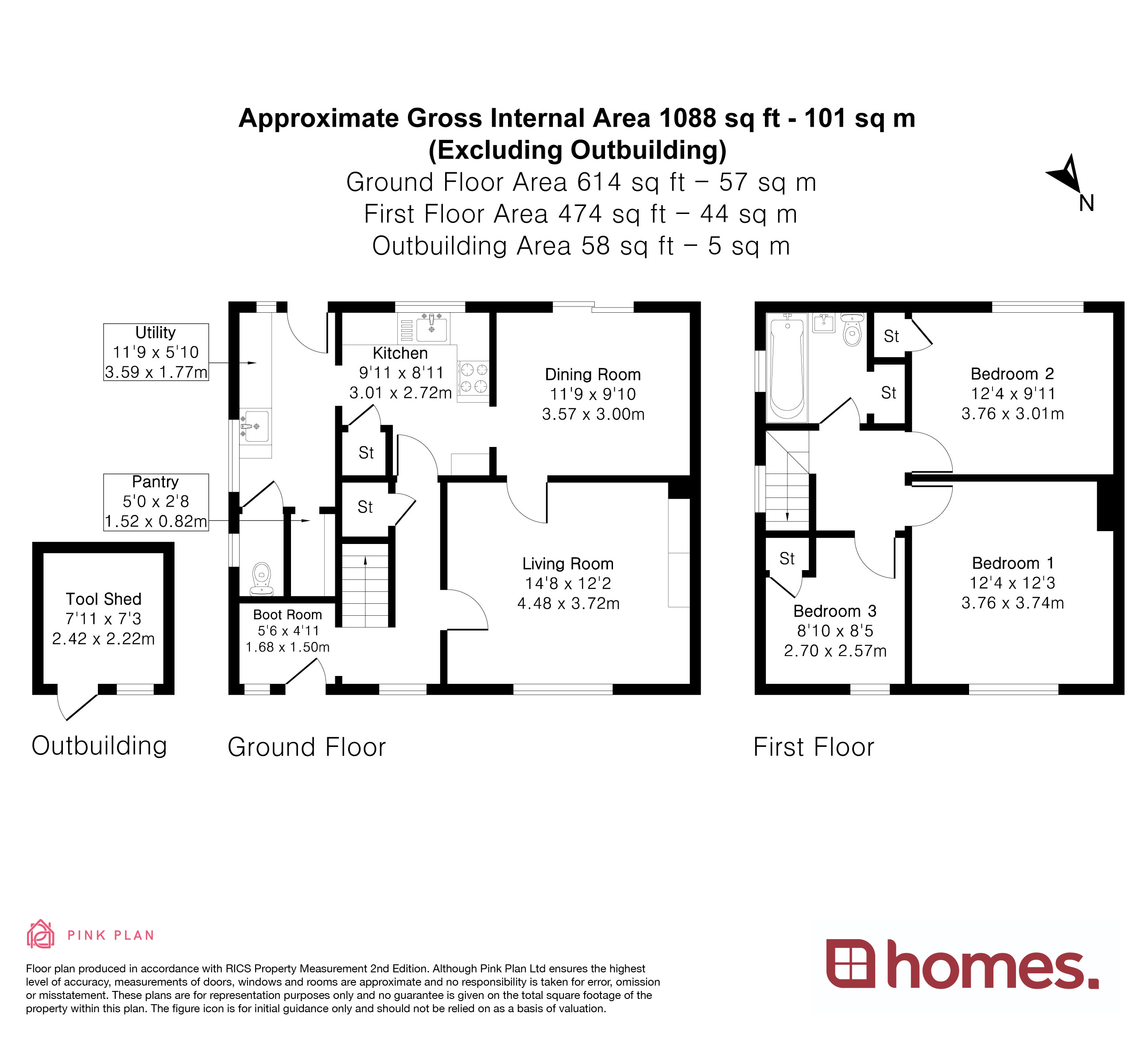 Floorplan for Liphook, Hampshire