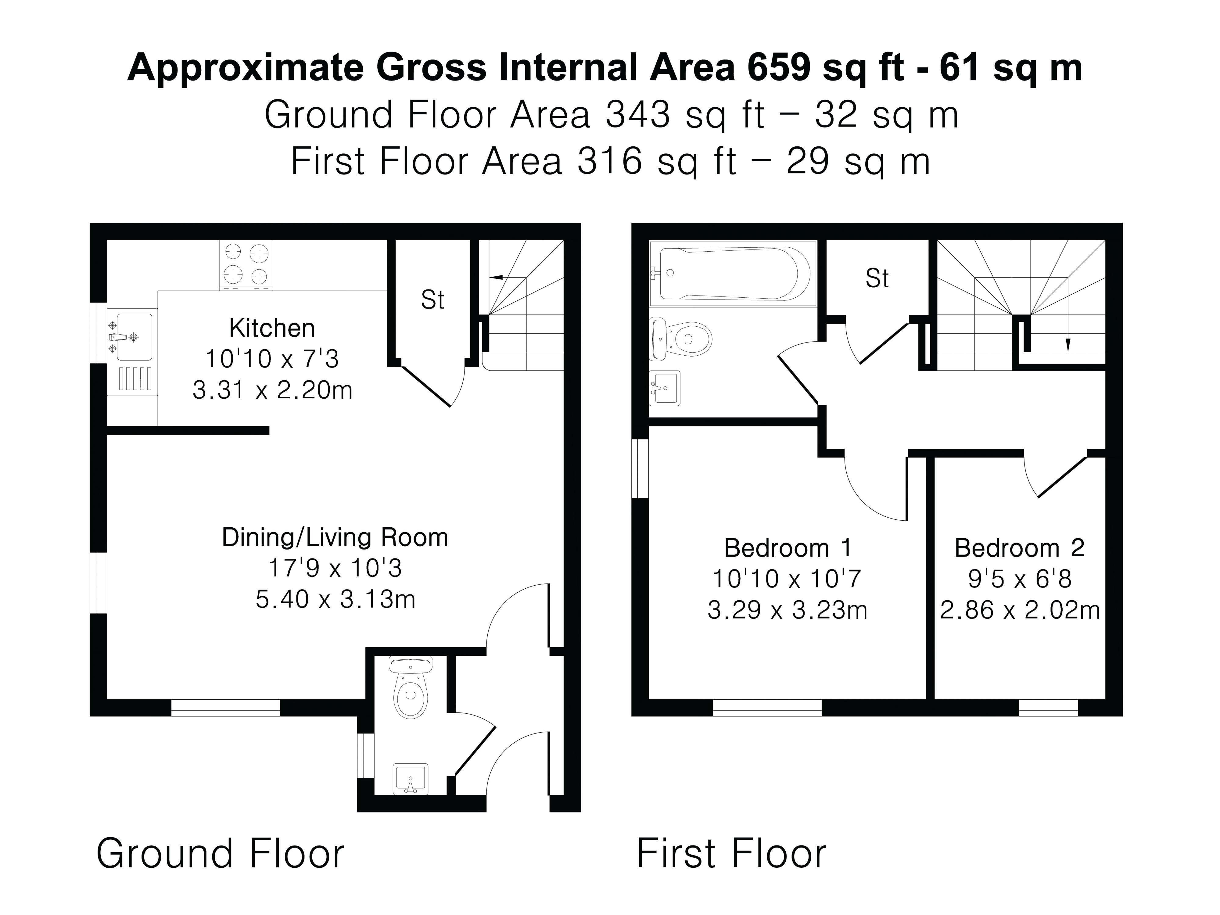 Floorplan for Liphook, Hampshire