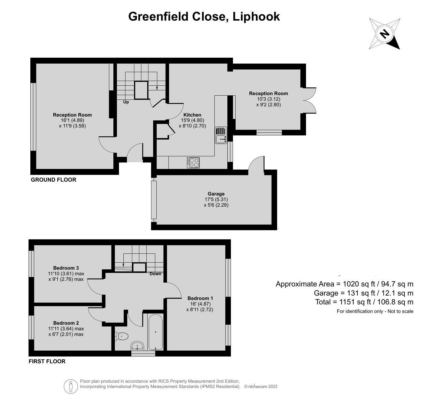 Floorplan for Liphook, Hampshire