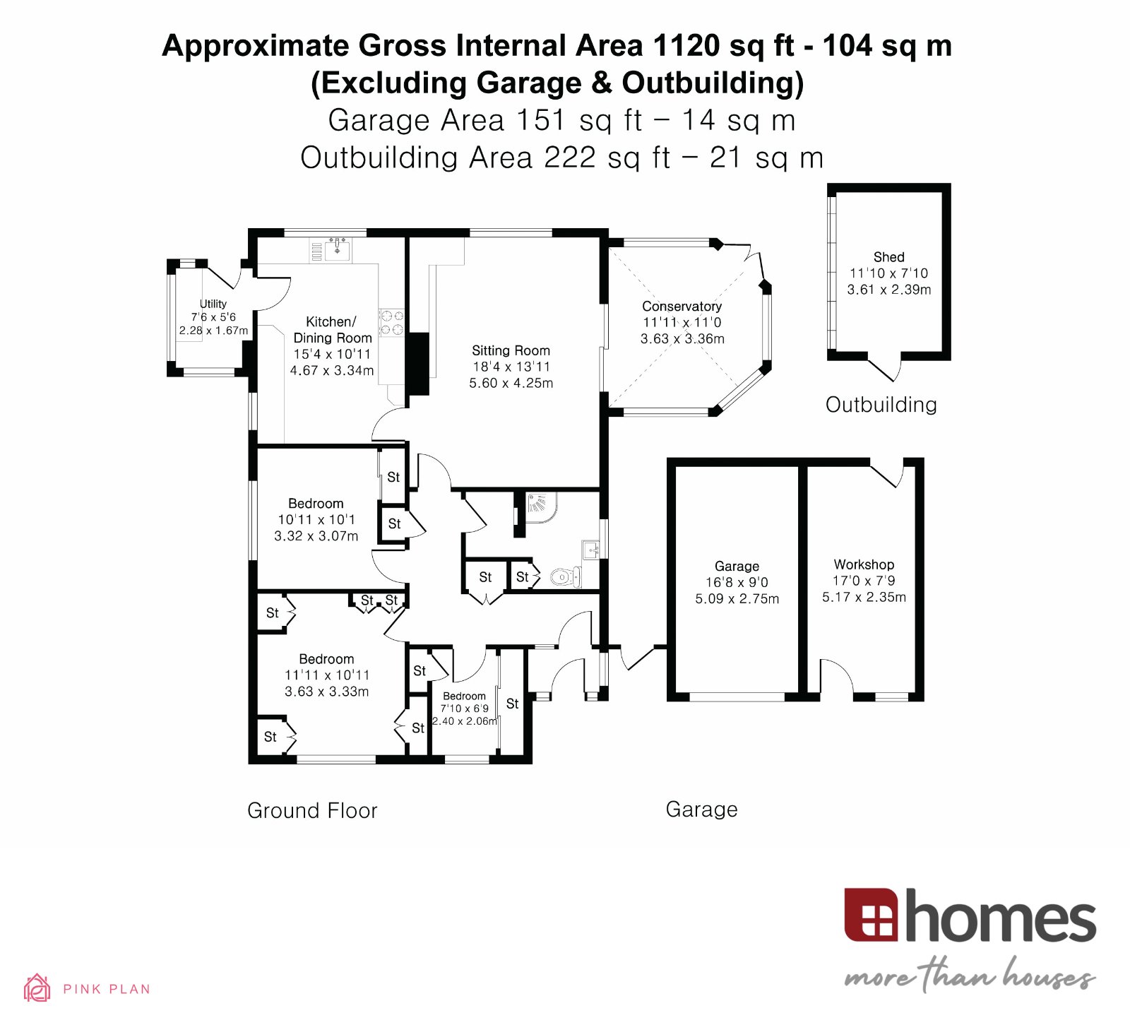 Floorplan for Standford, Bordon, Hampshire