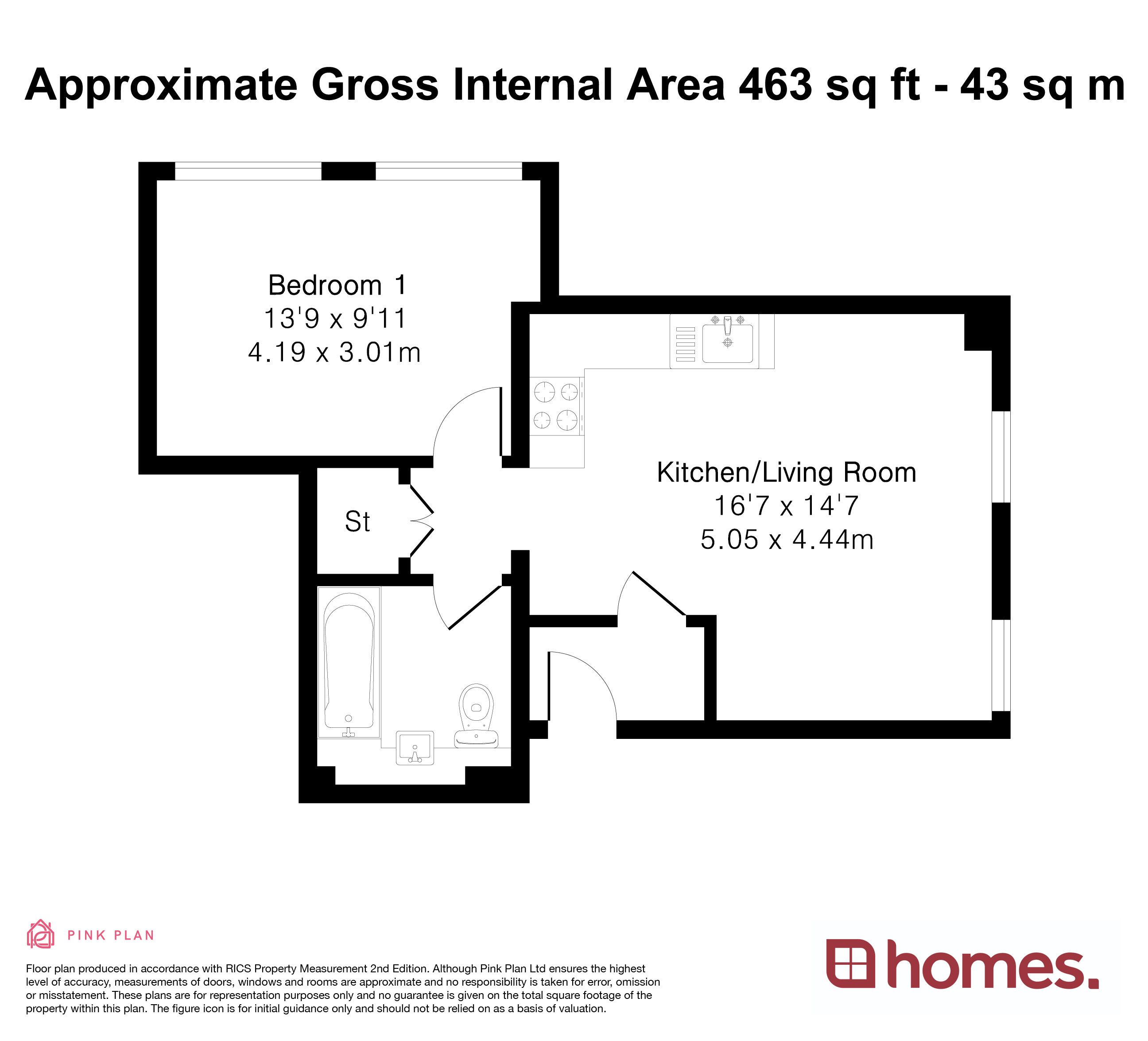 Floorplan for Alton, Hampshire