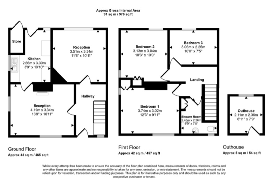 Floorplan for Bentworth, Alton, Hampshire