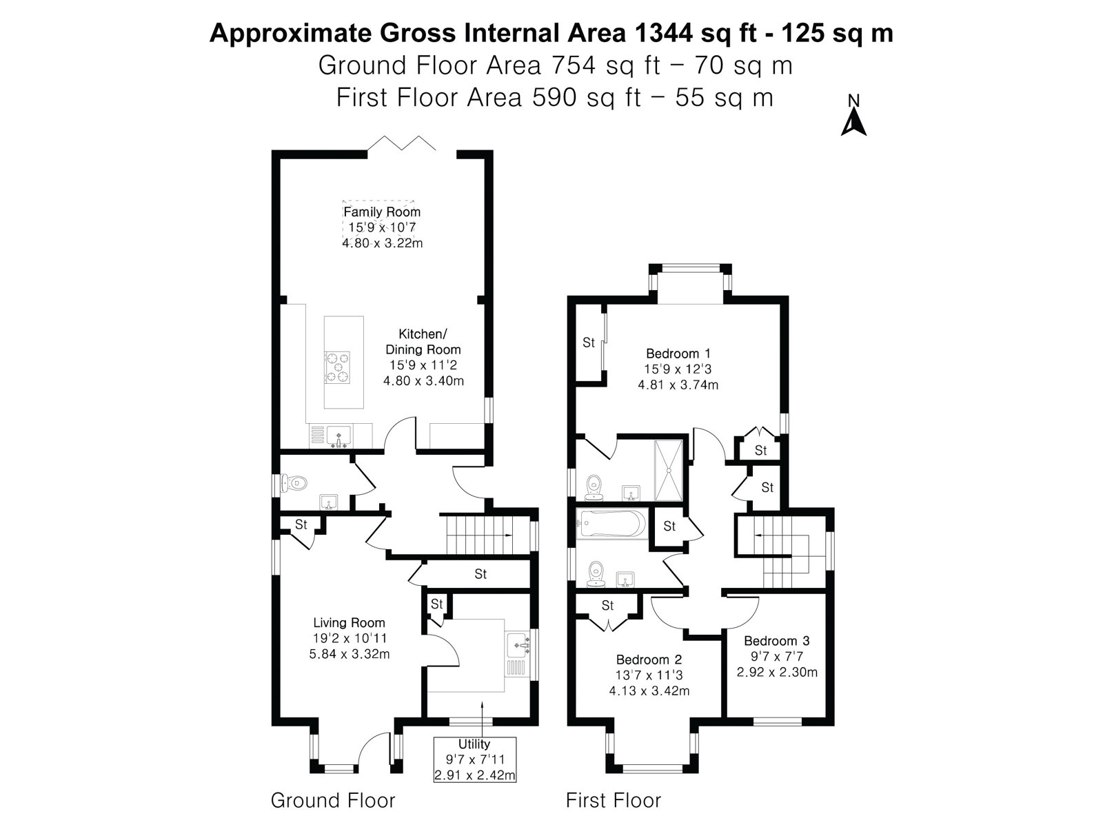 Floorplan for Liphook, Hampshire