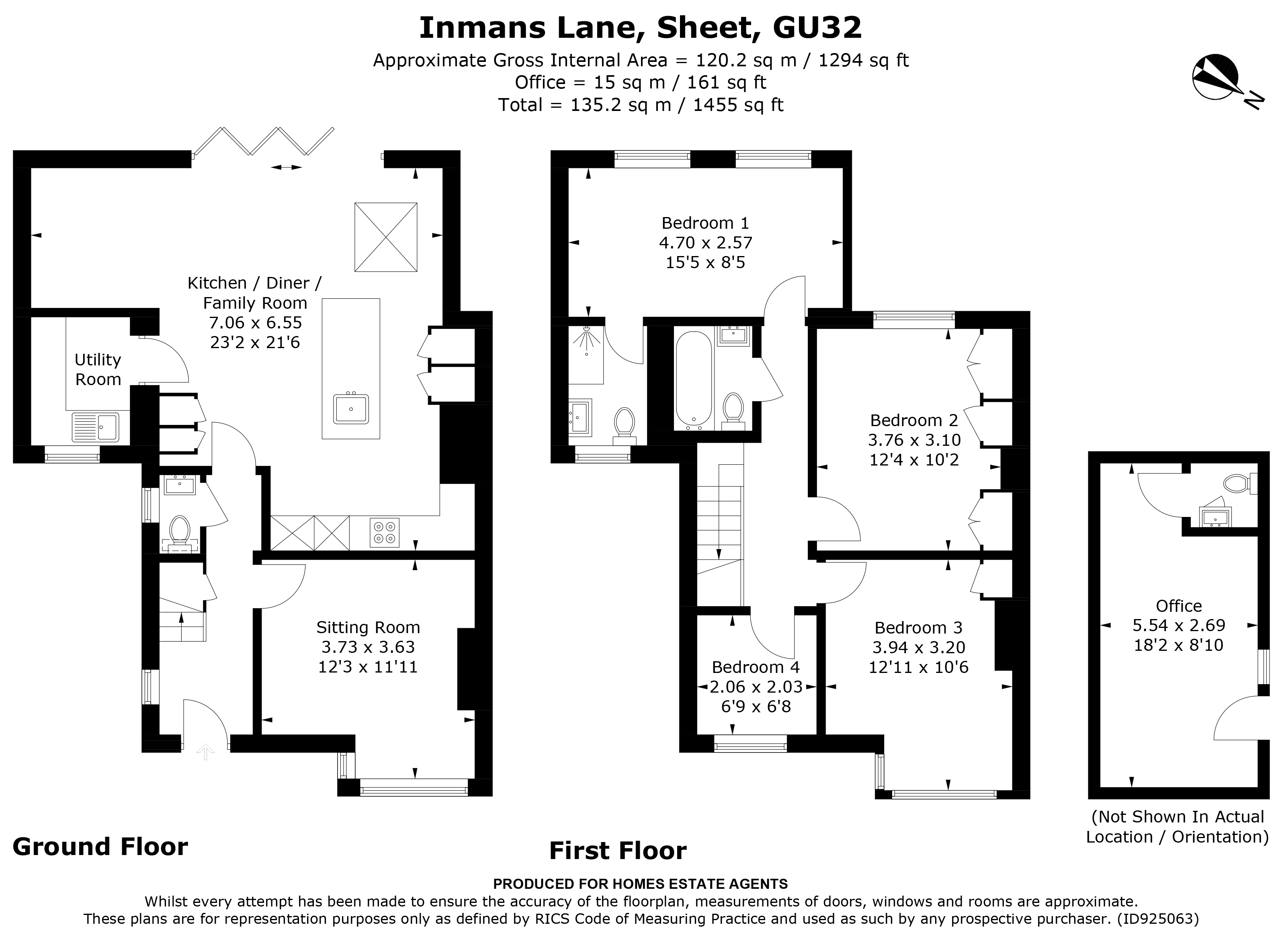 Floorplan for Petersfield, Hampshire