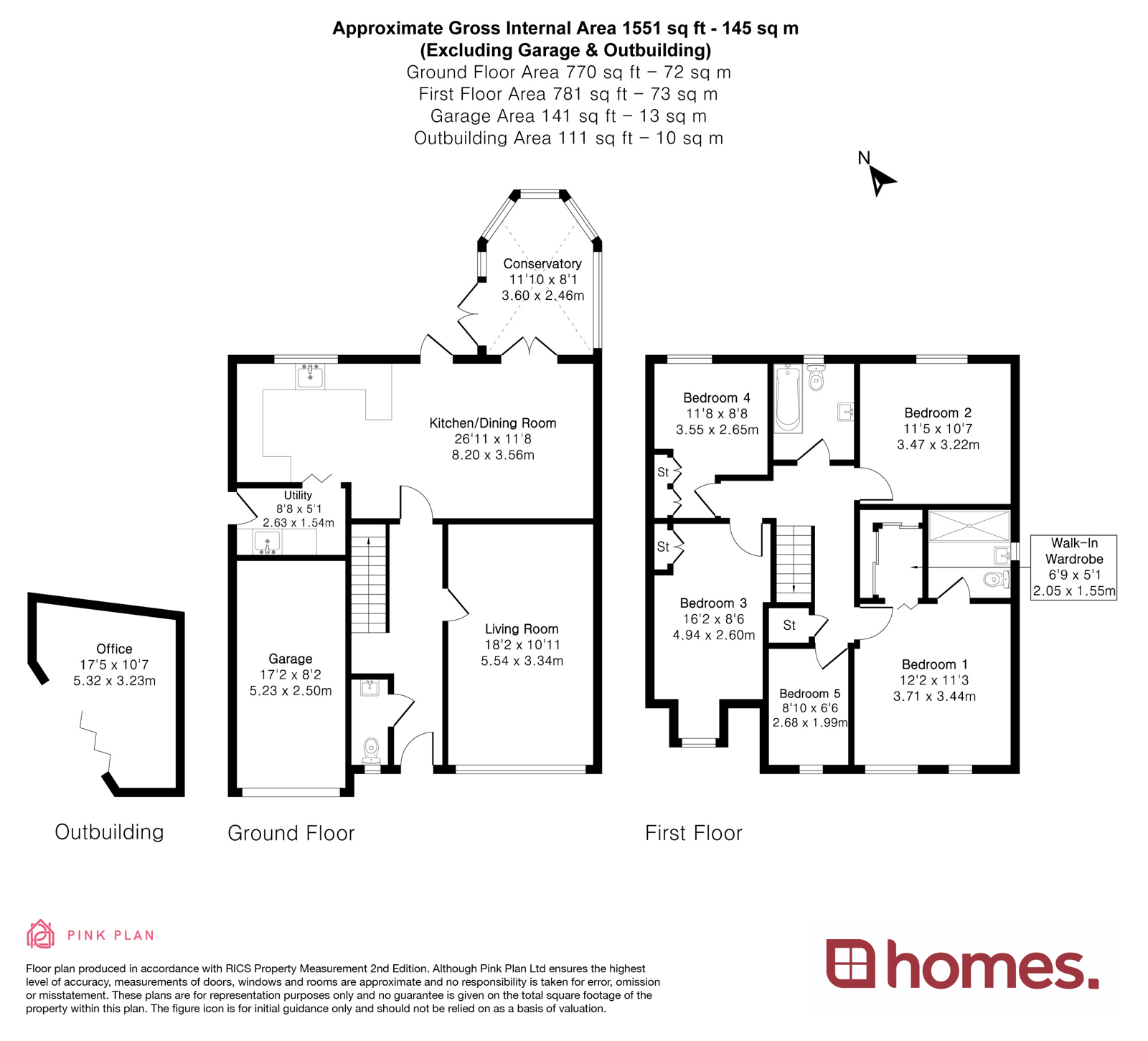 Floorplan for Liphook, Hampshire