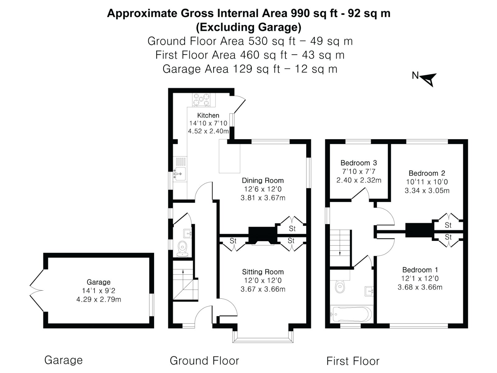 Floorplan for Haslemere, Surrey