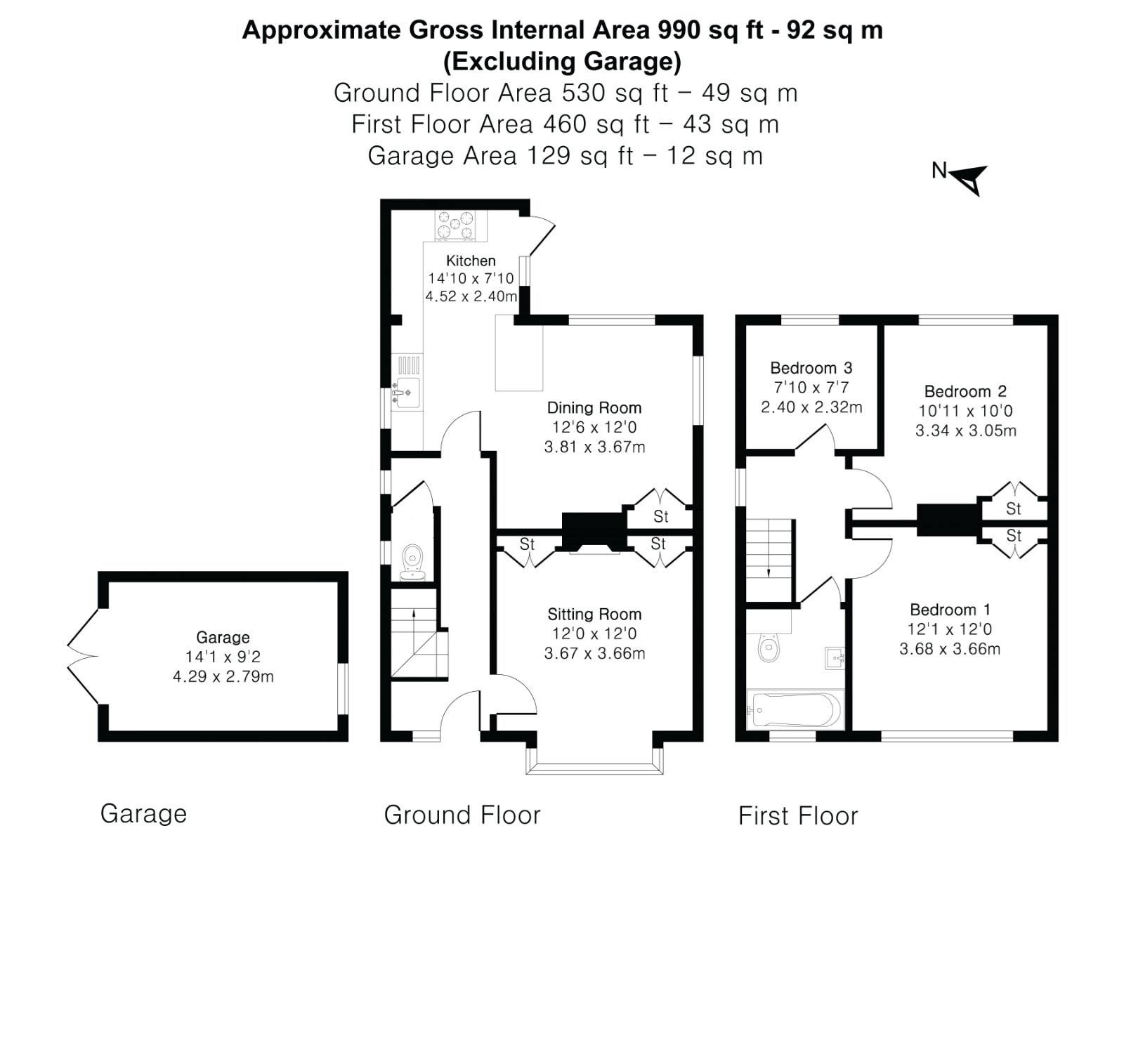 Floorplan for Haslemere, Surrey