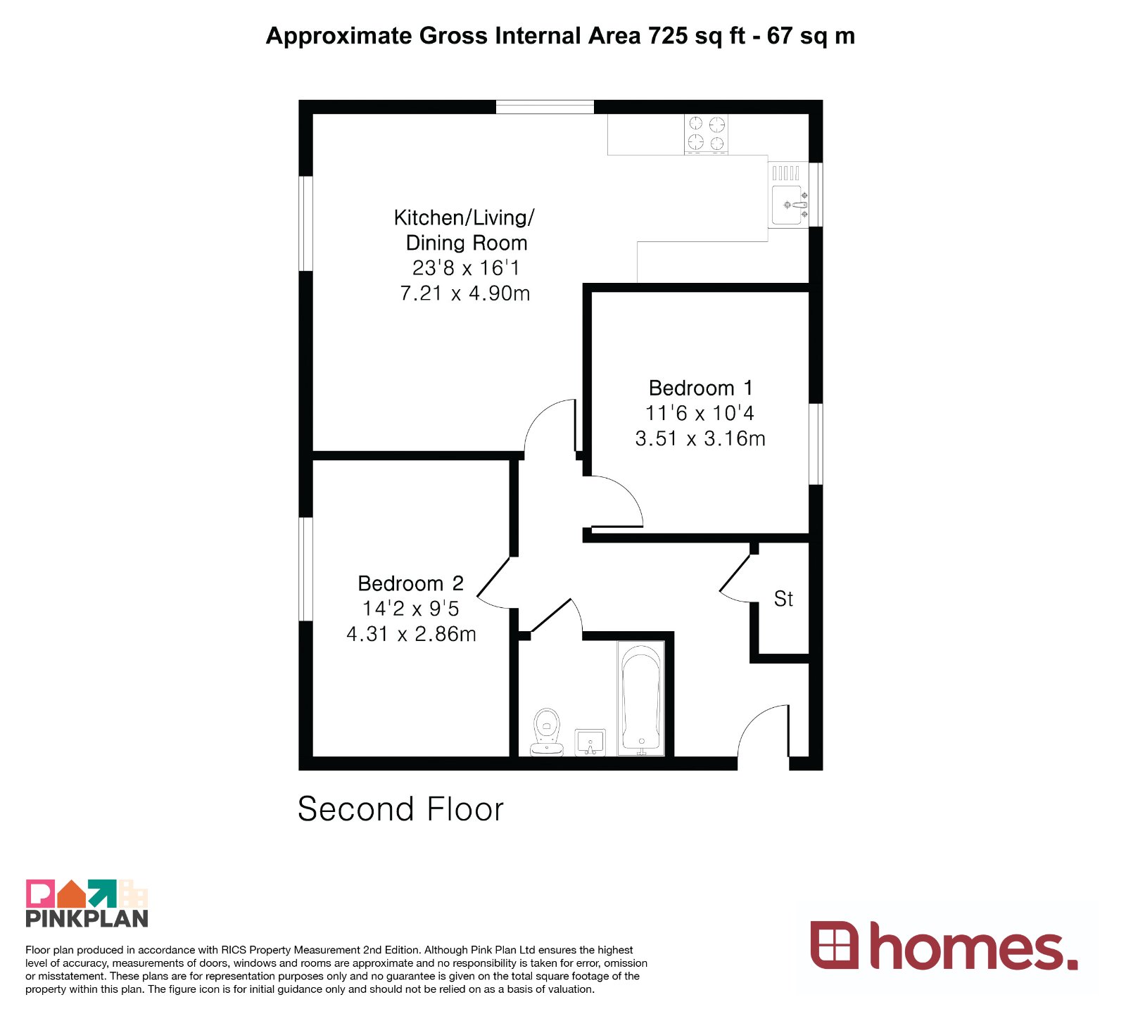 Floorplan for Liphook, Hampshire