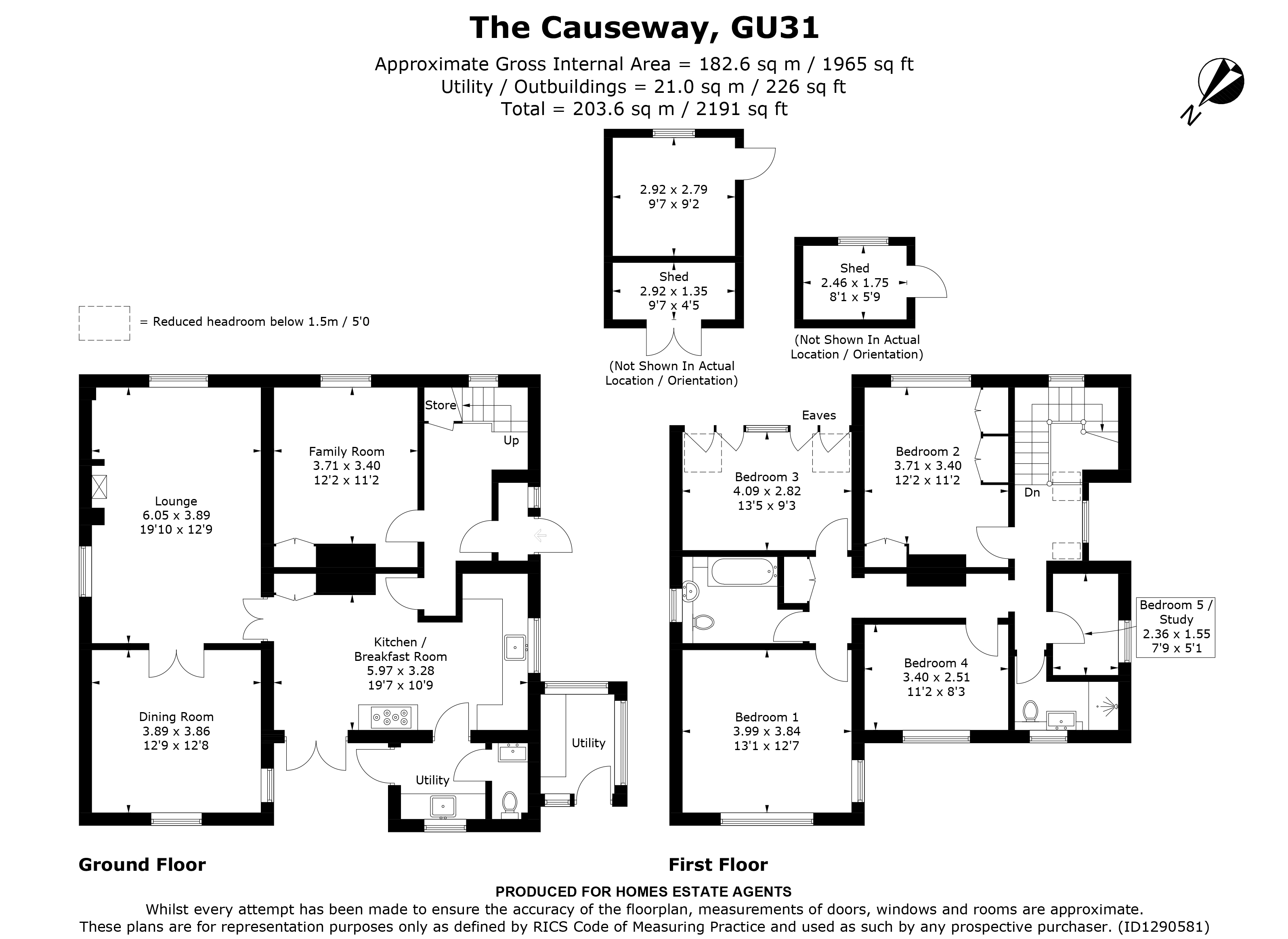 Floorplan for Petersfield, Hampshire