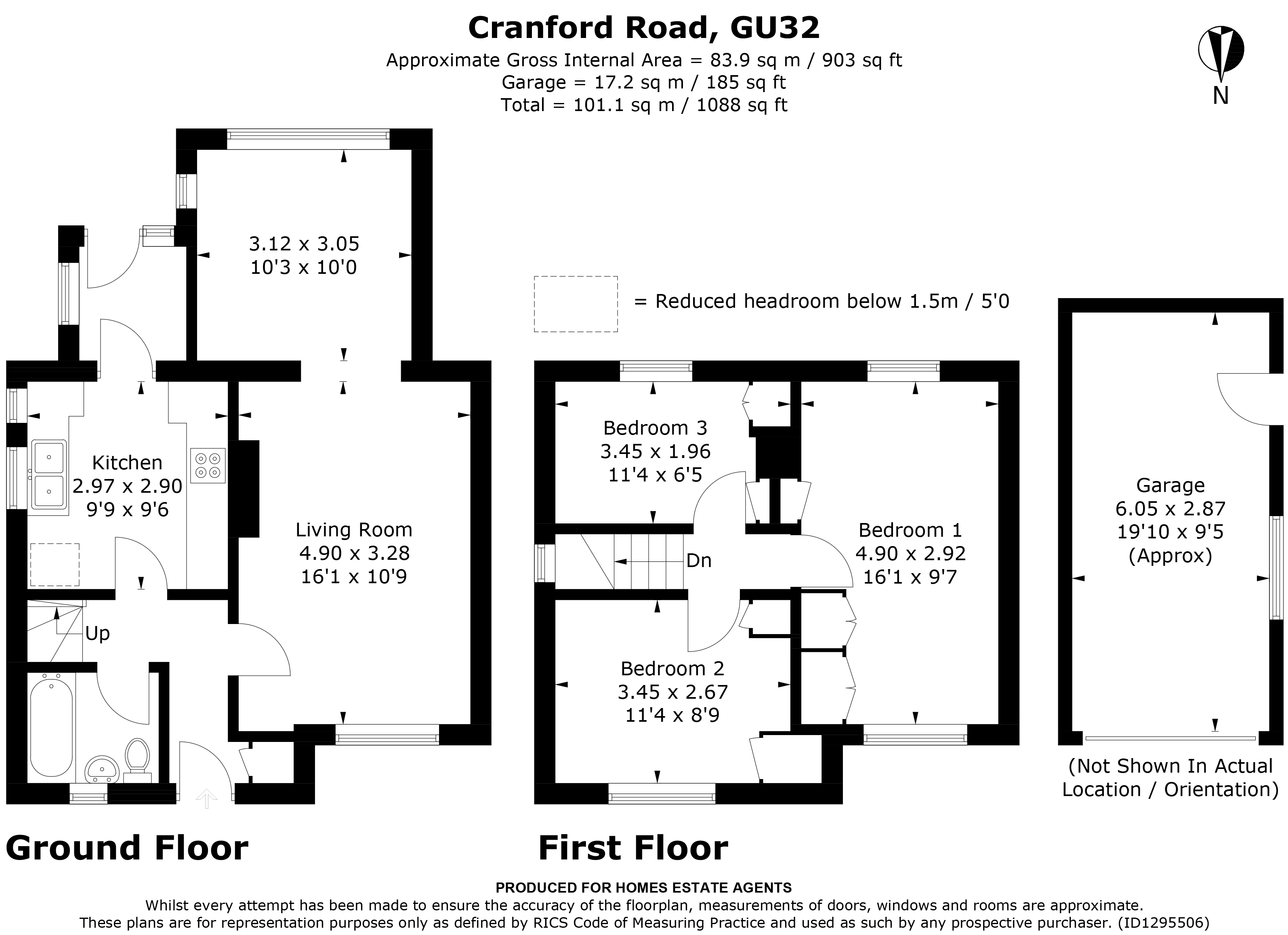 Floorplan for Petersfield, Hampshire