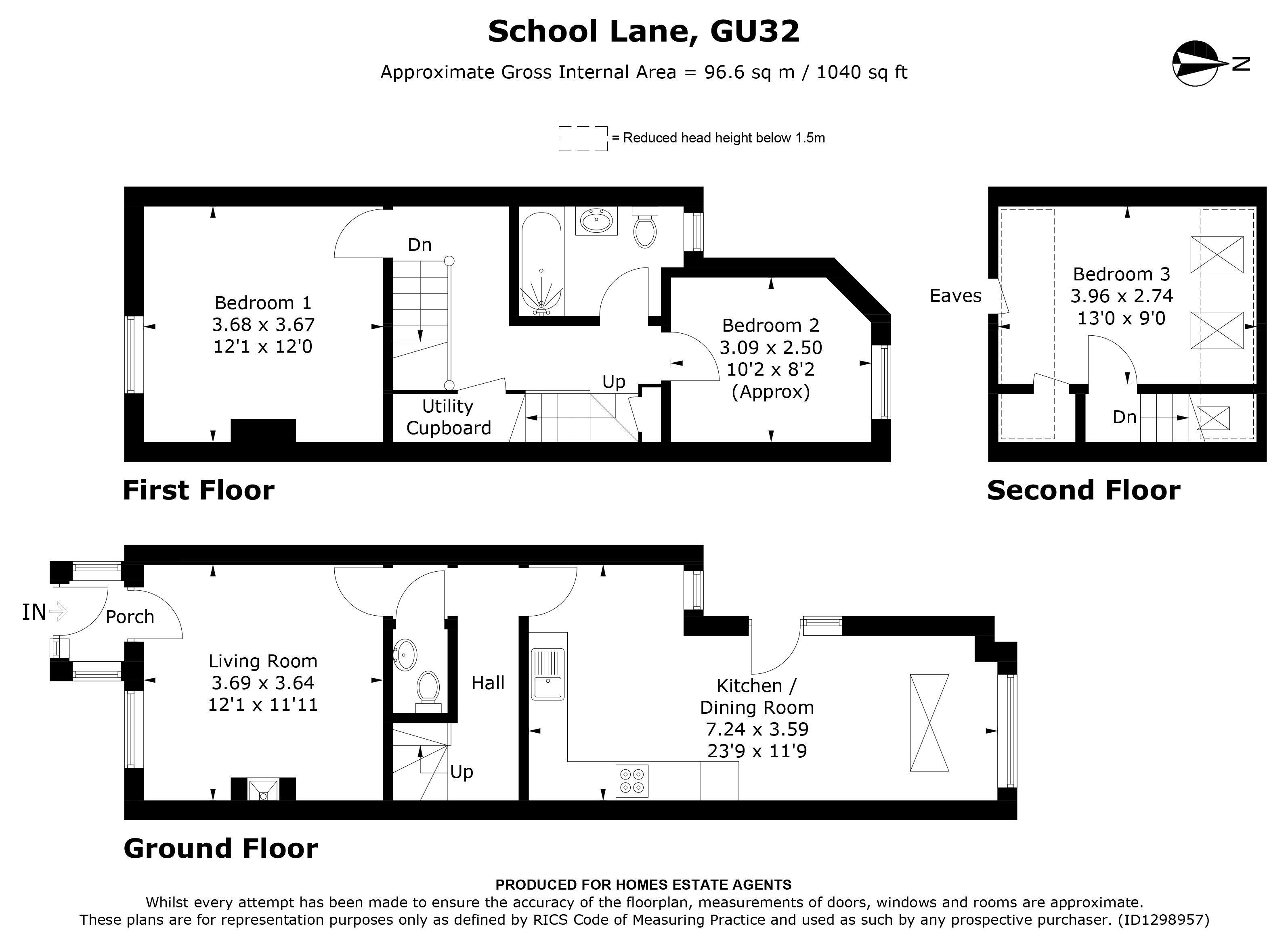 Floorplan for Petersfield, Hampshire
