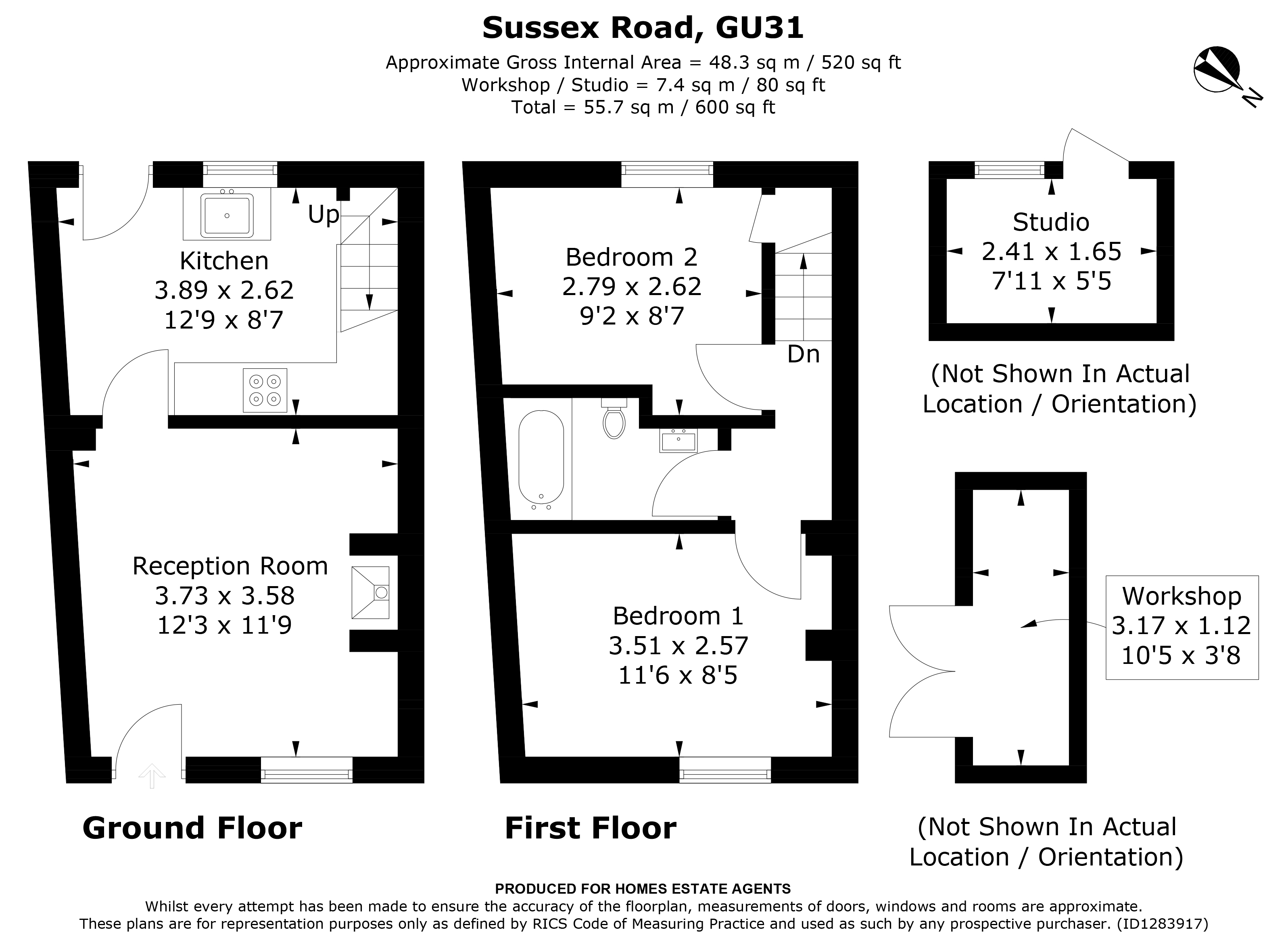Floorplan for Petersfield, Hampshire