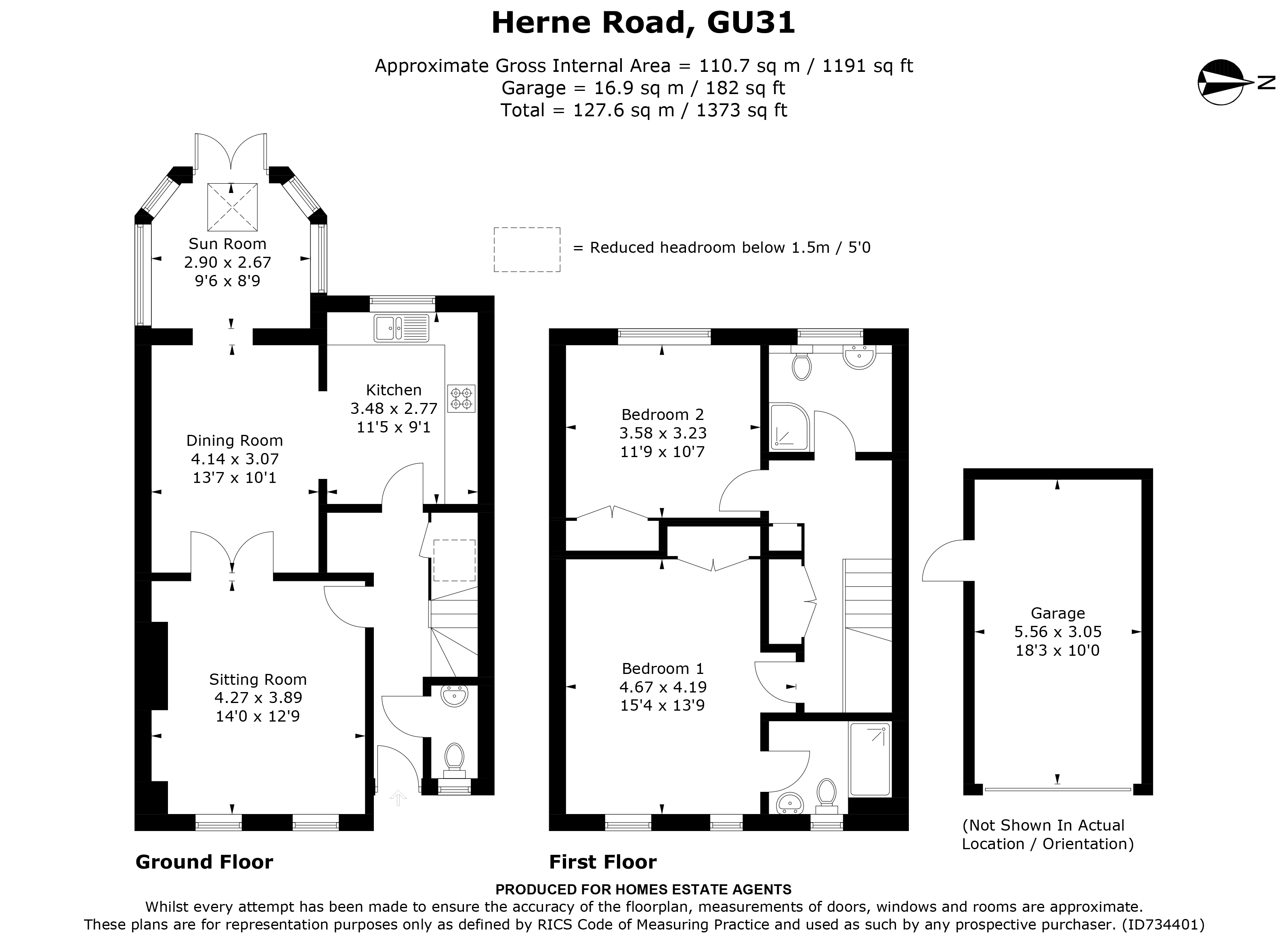 Floorplan for Petersfield