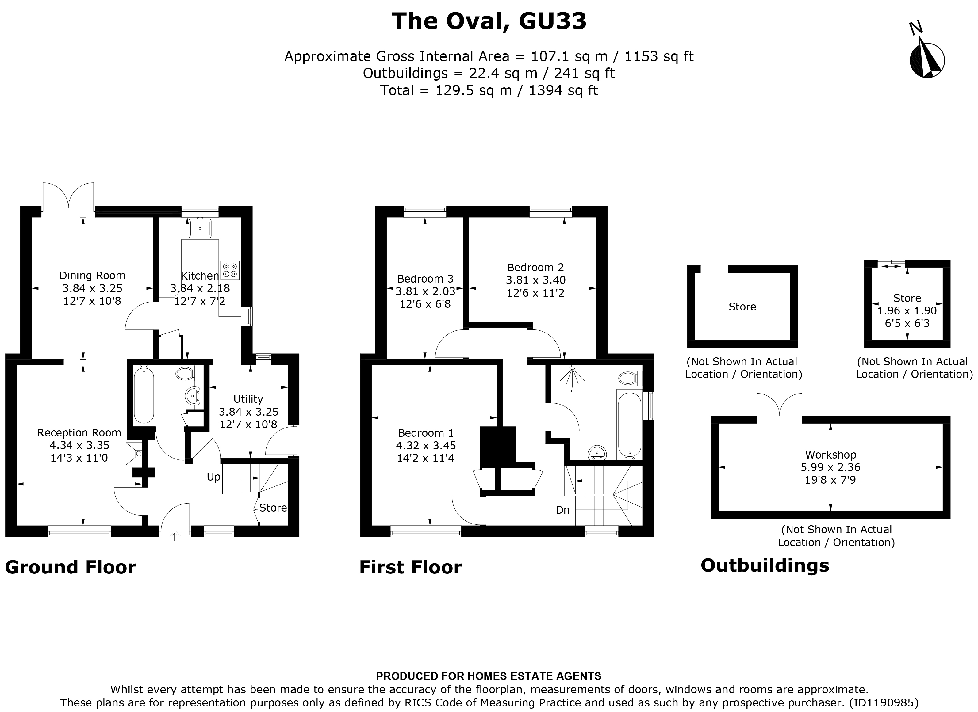 Floorplan for Liss, Hampshire