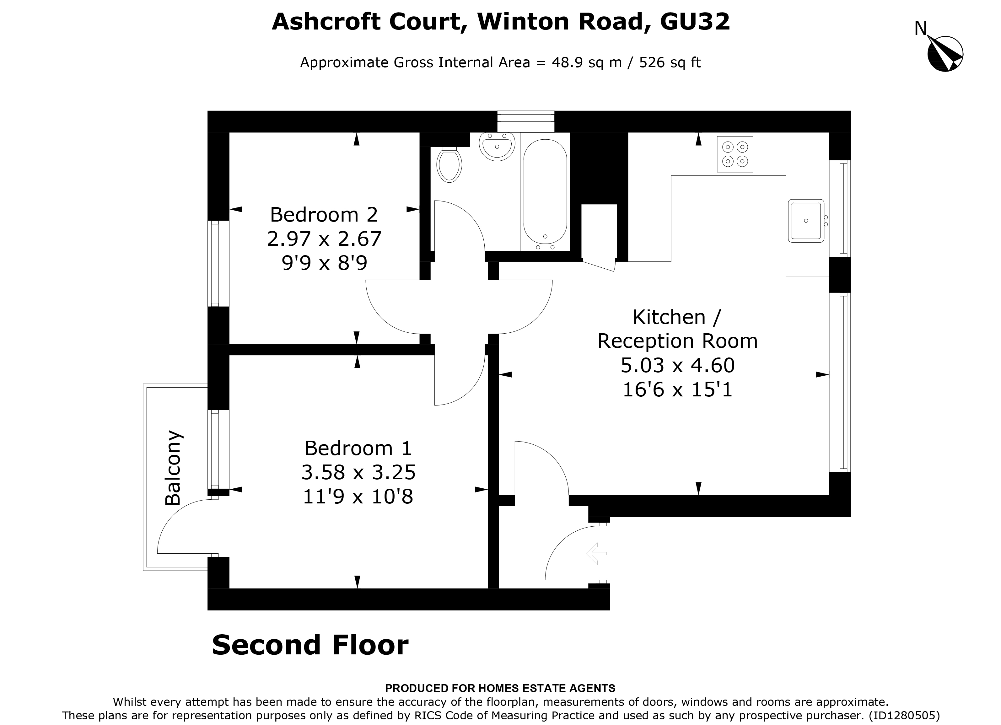 Floorplan for Petersfield, Hampshire