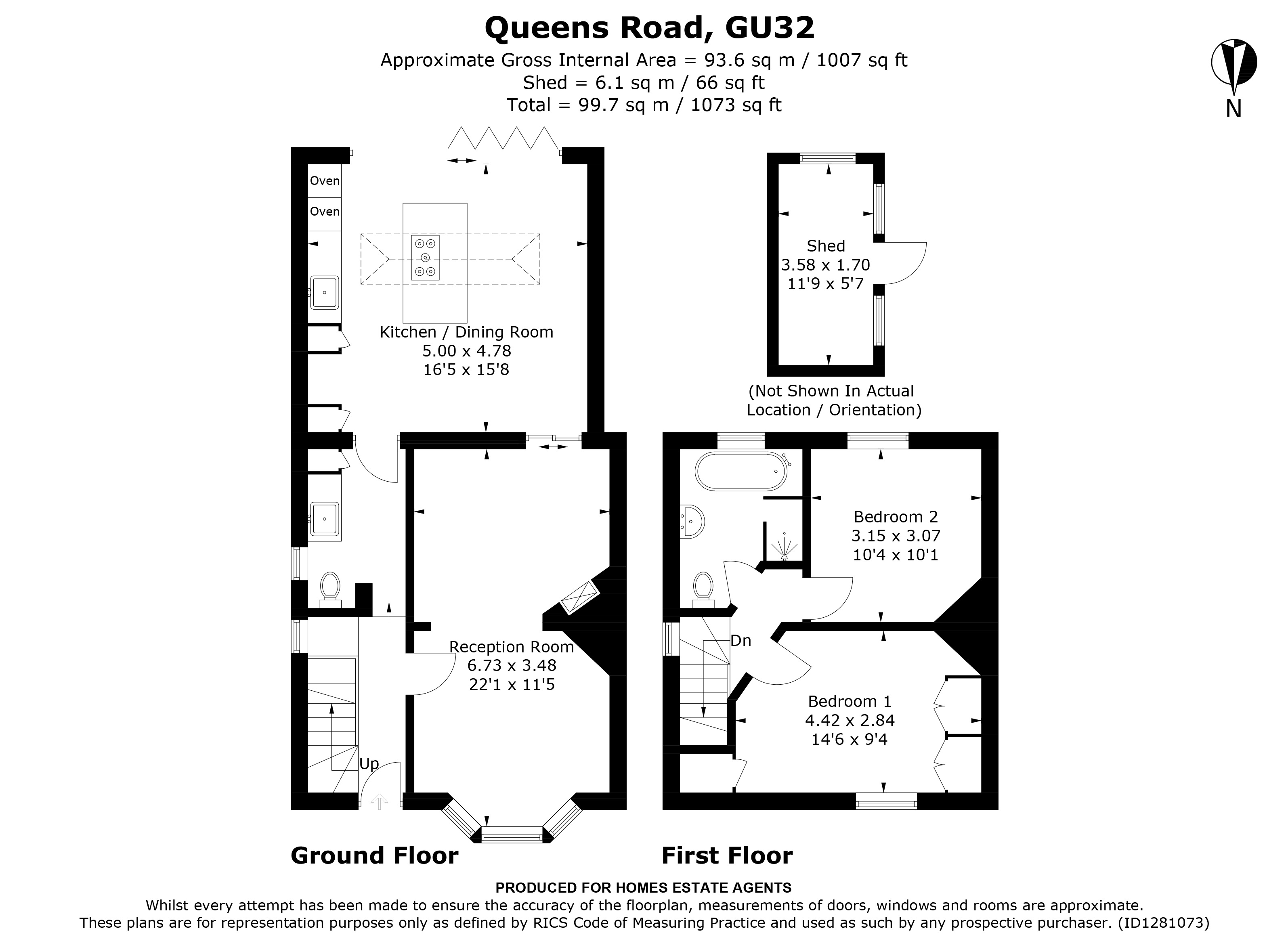Floorplan for Petersfield, Hampshire