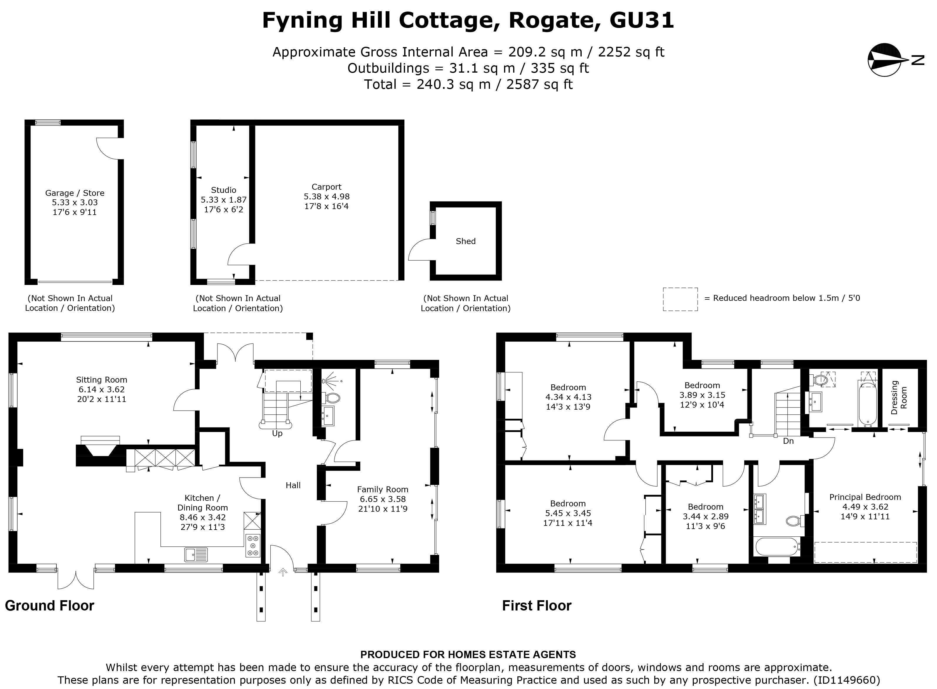Floorplan for Petersfield, West Sussex