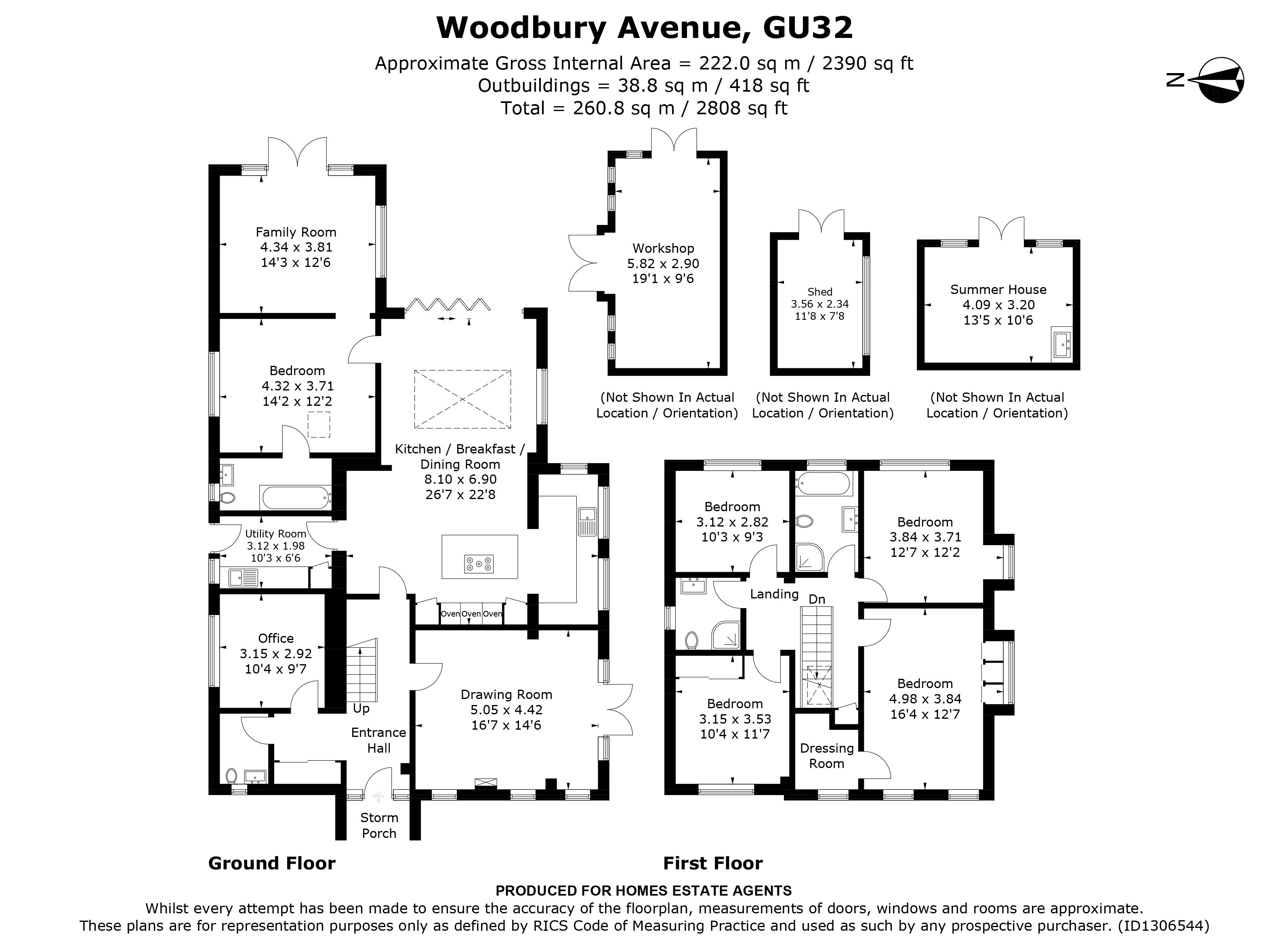 Floorplan for Petersfield, Hampshire