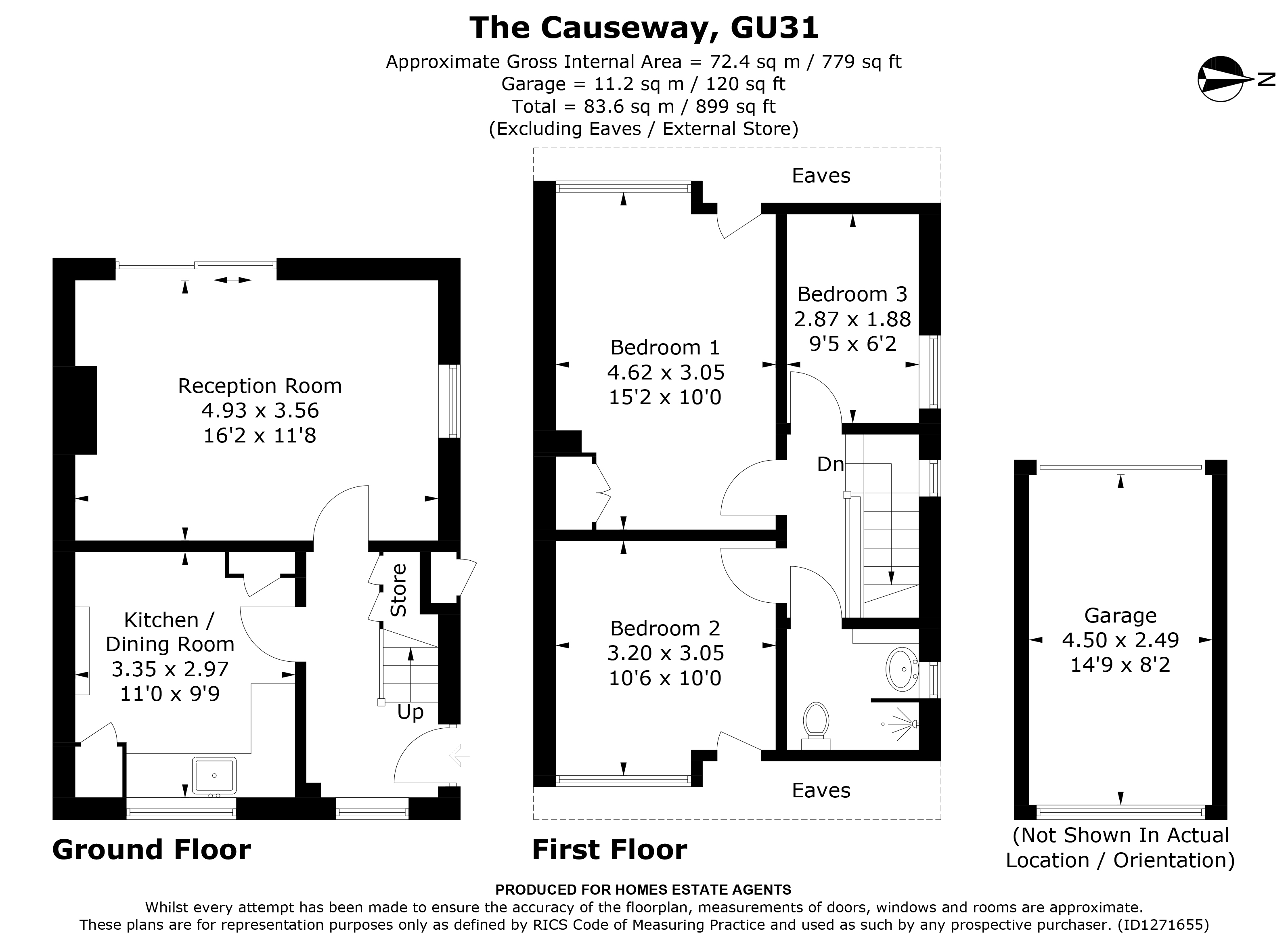 Floorplan for Petersfield, Hampshire
