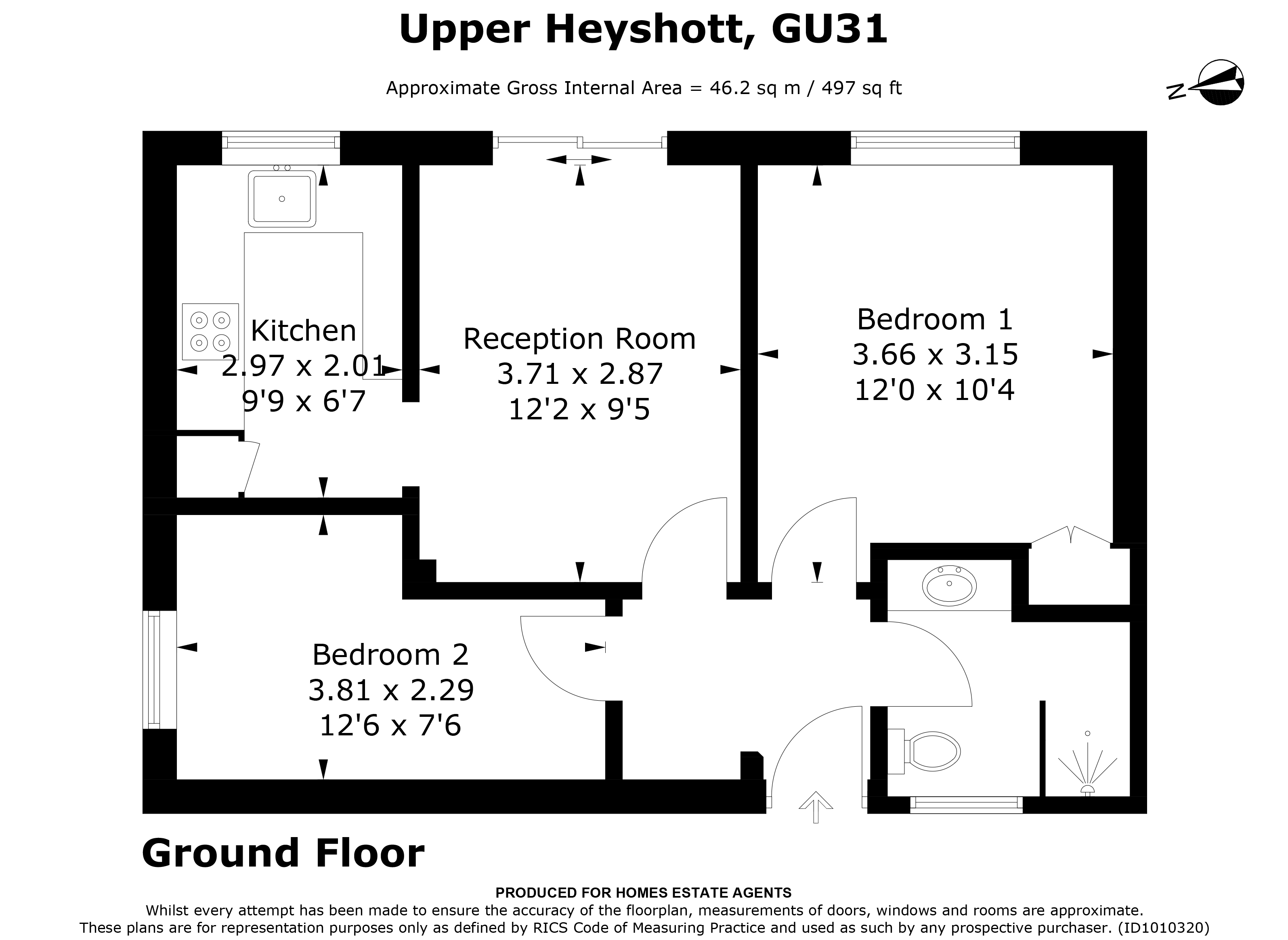 Floorplan for Petersfield, Hampshire