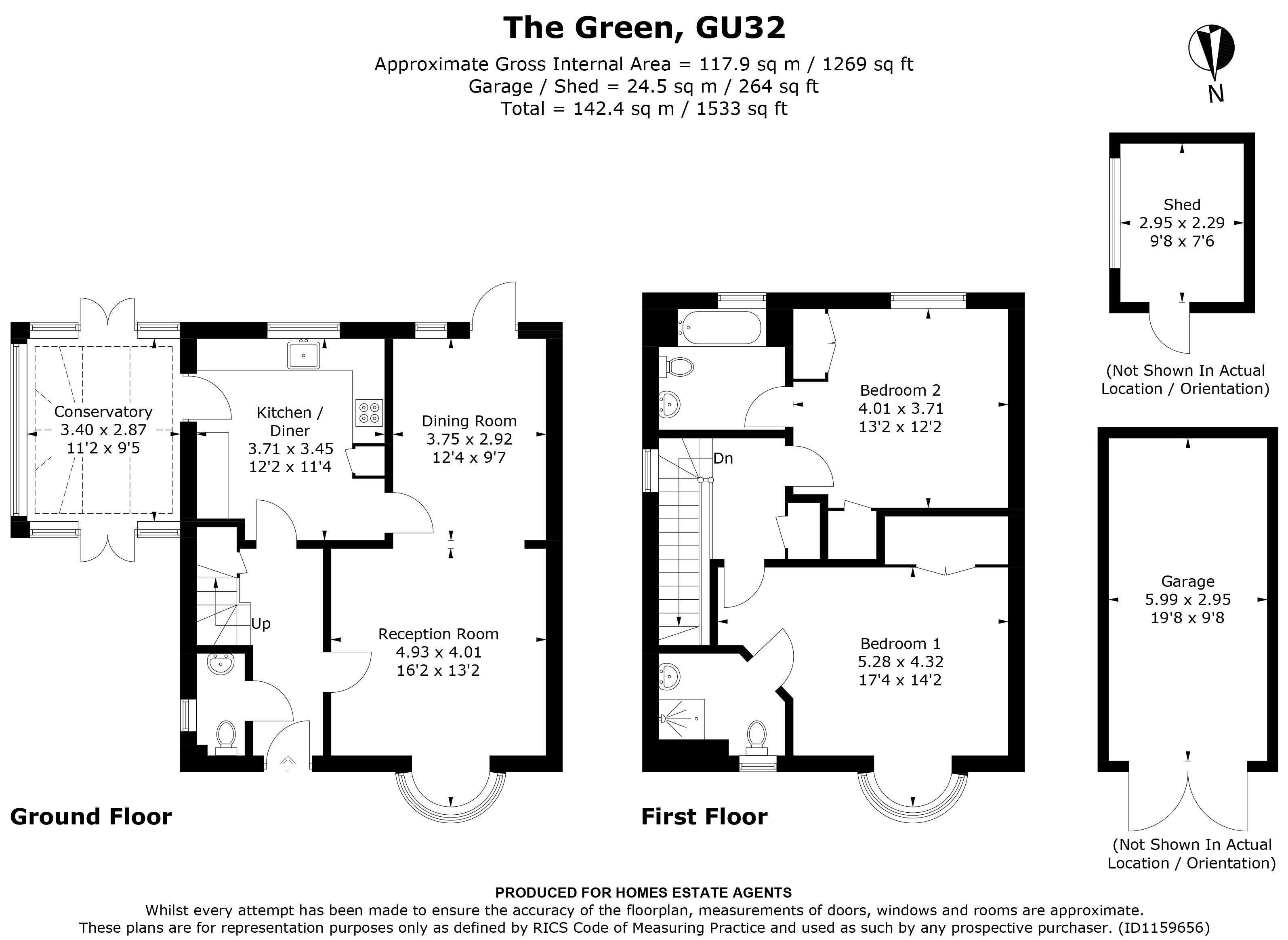 Floorplan for East Meon, Petersfield, Hampshire