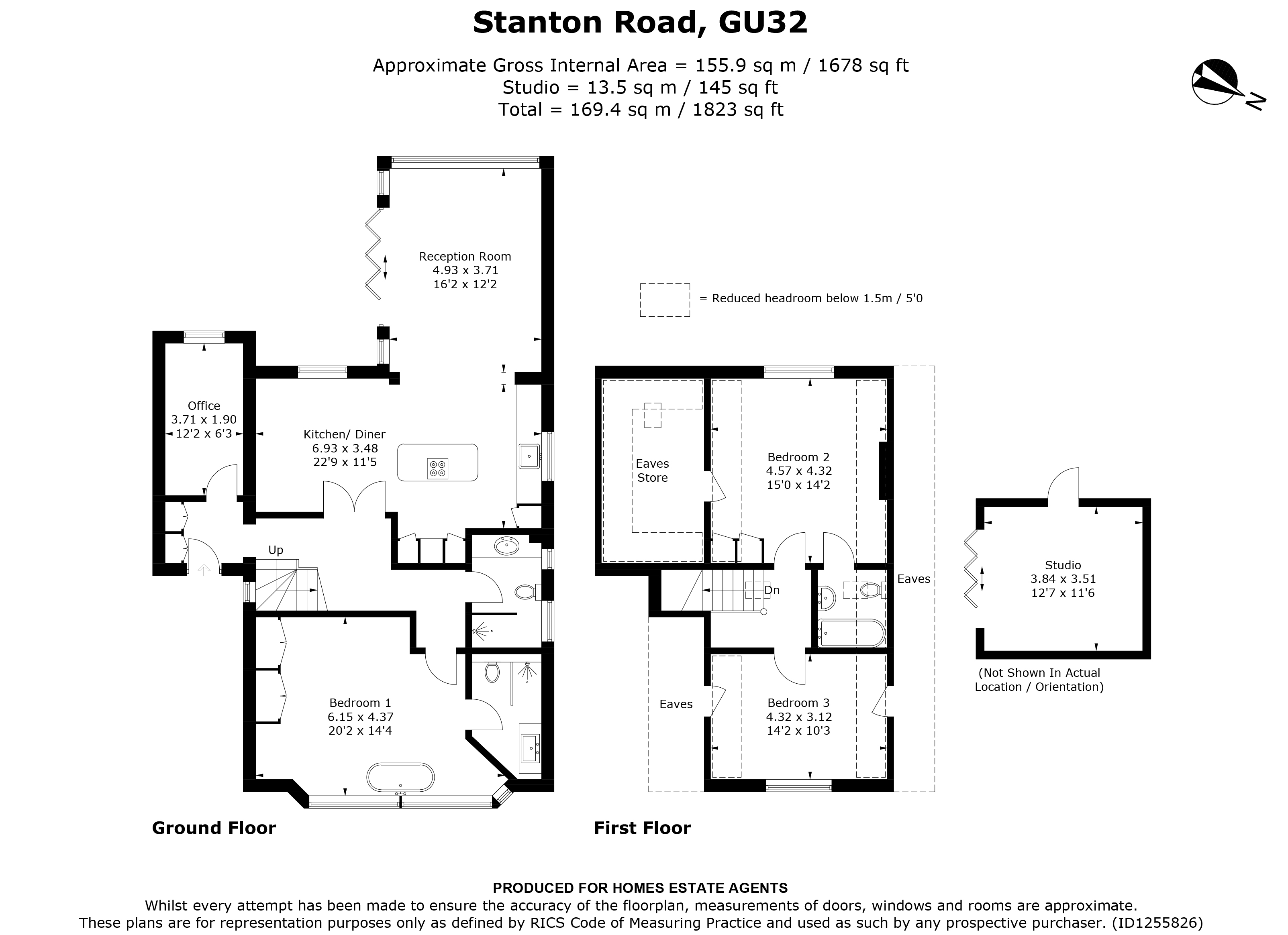 Floorplan for Petersfield, Hampshire