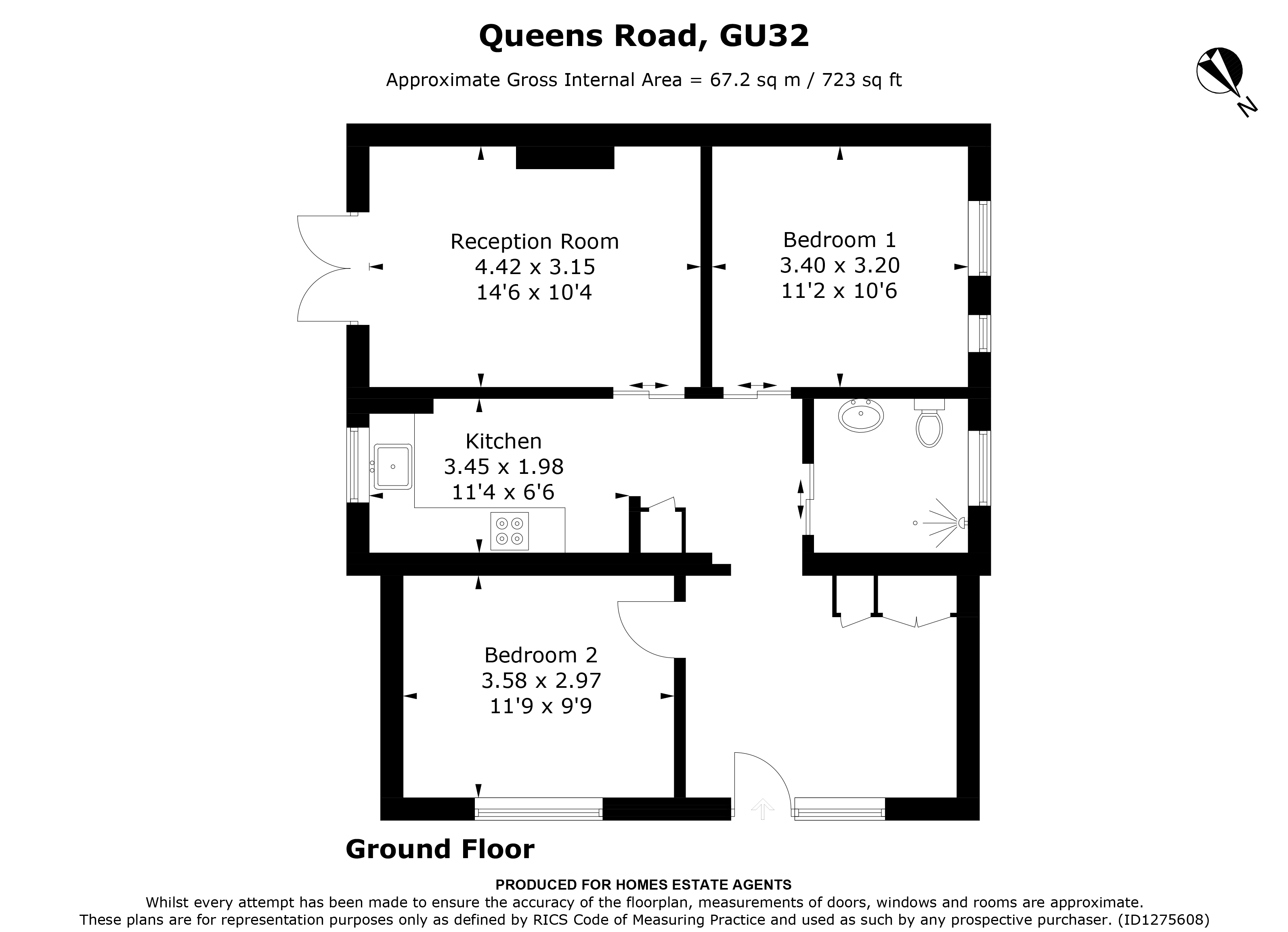 Floorplan for Petersfield, Hampshire
