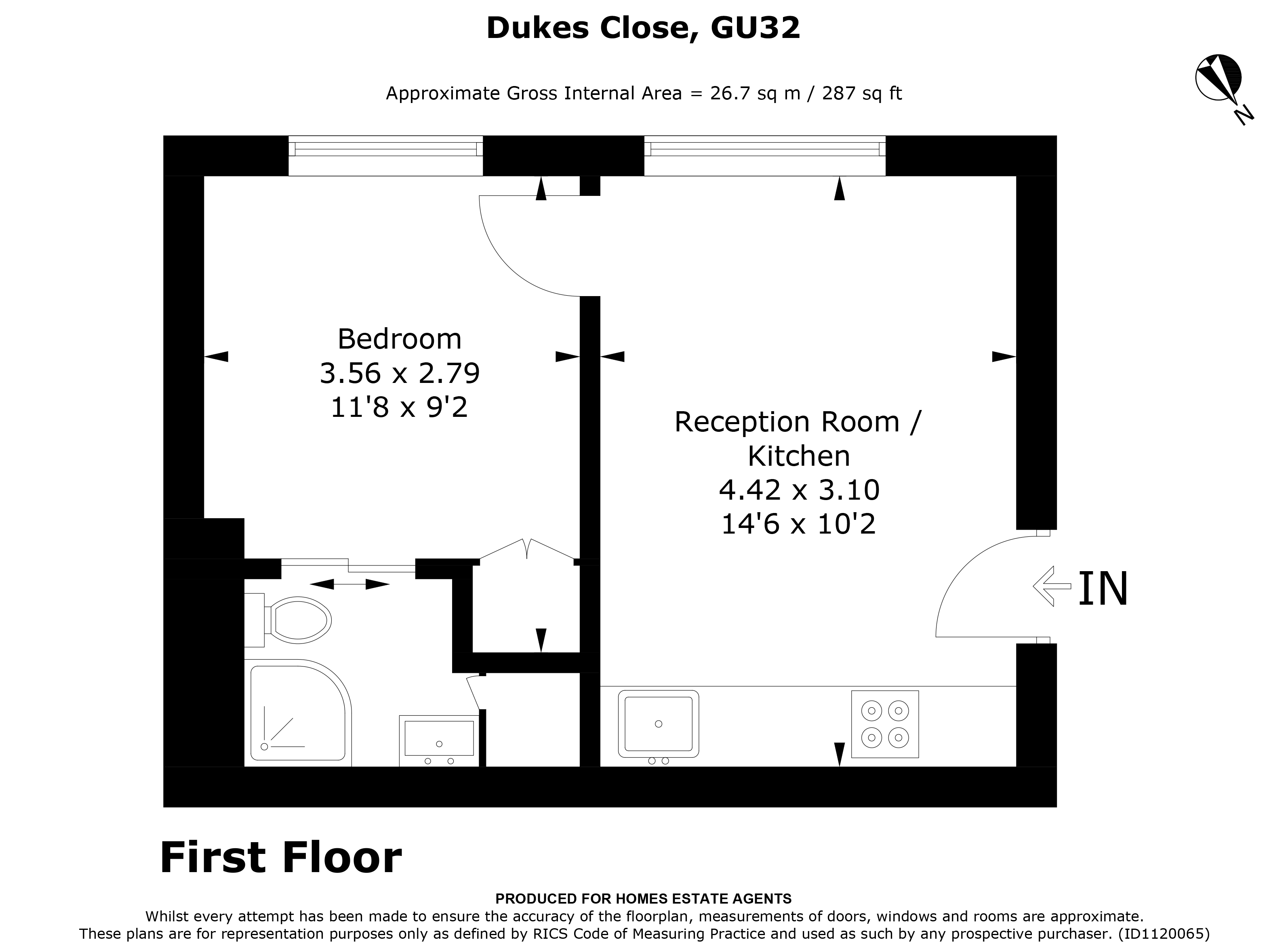 Floorplan for Petersfield, Hampshire