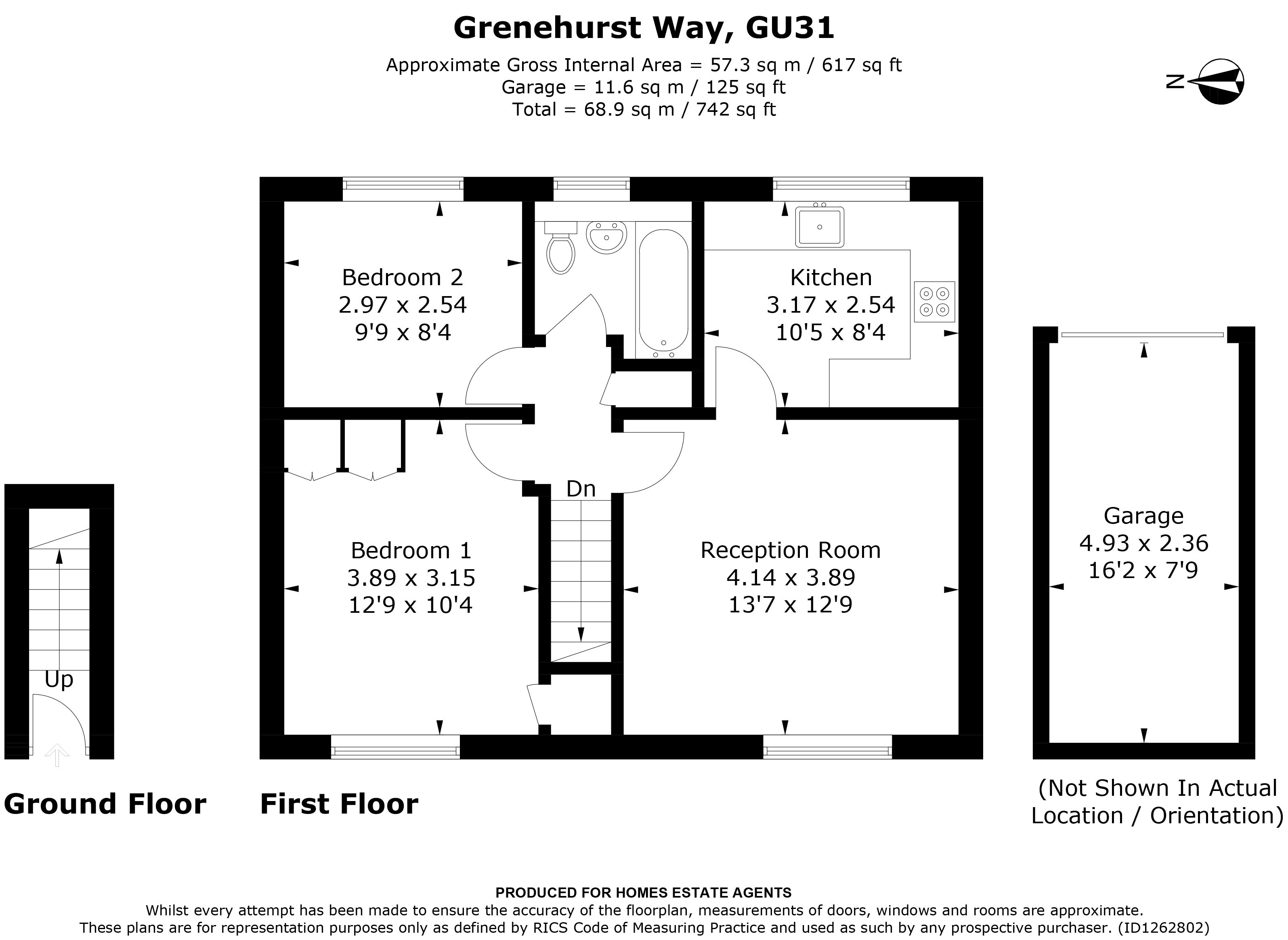 Floorplan for Petersfield, Hampshire