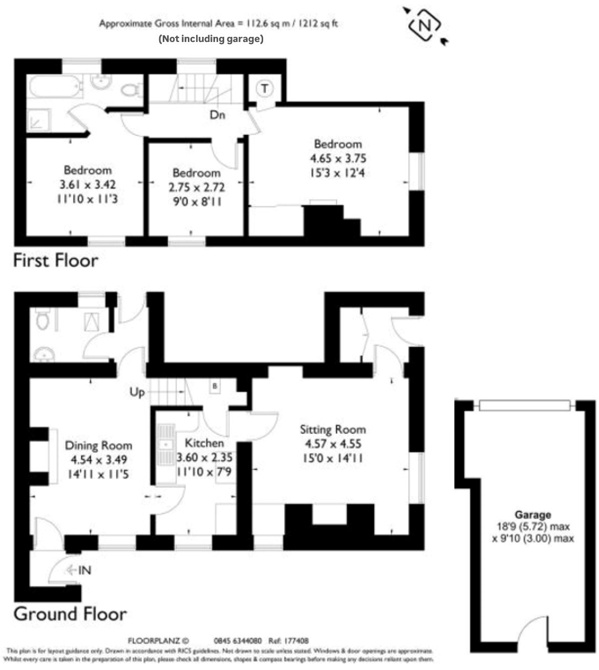 Floorplan for Buriton, Petersfield, Hampshire