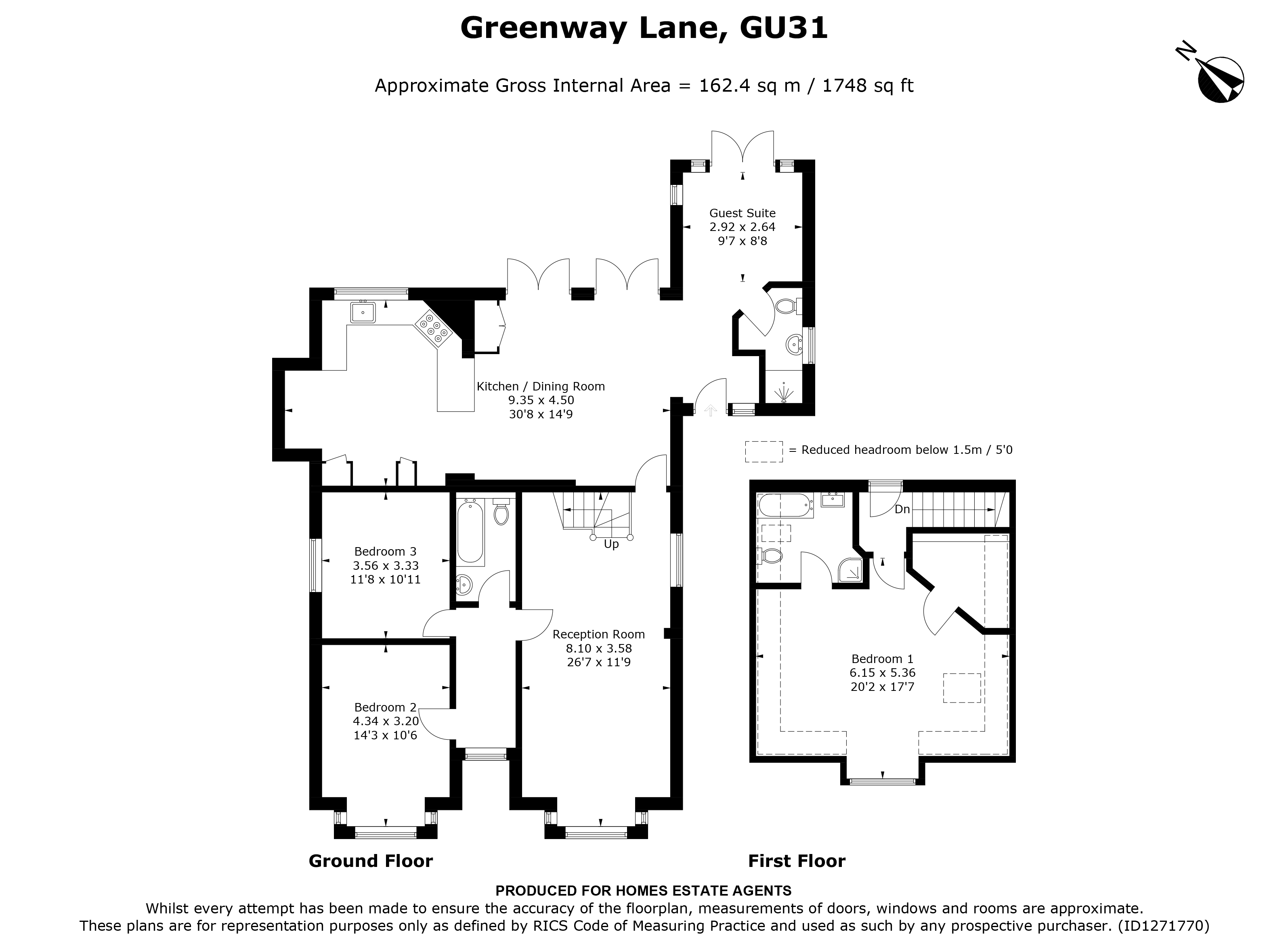 Floorplan for Buriton, Petersfield, Hampshire