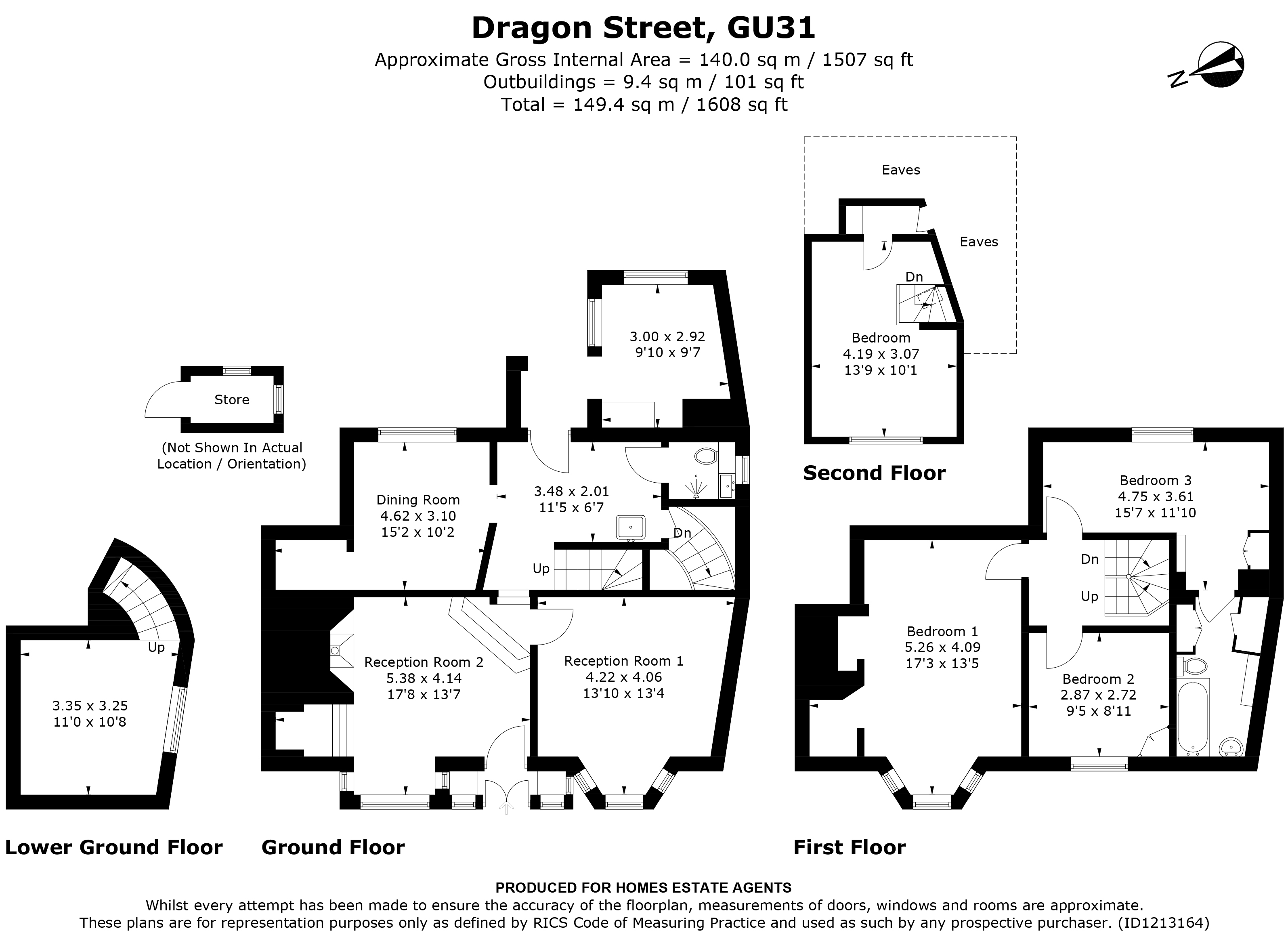 Floorplan for Petersfield, Hampshire