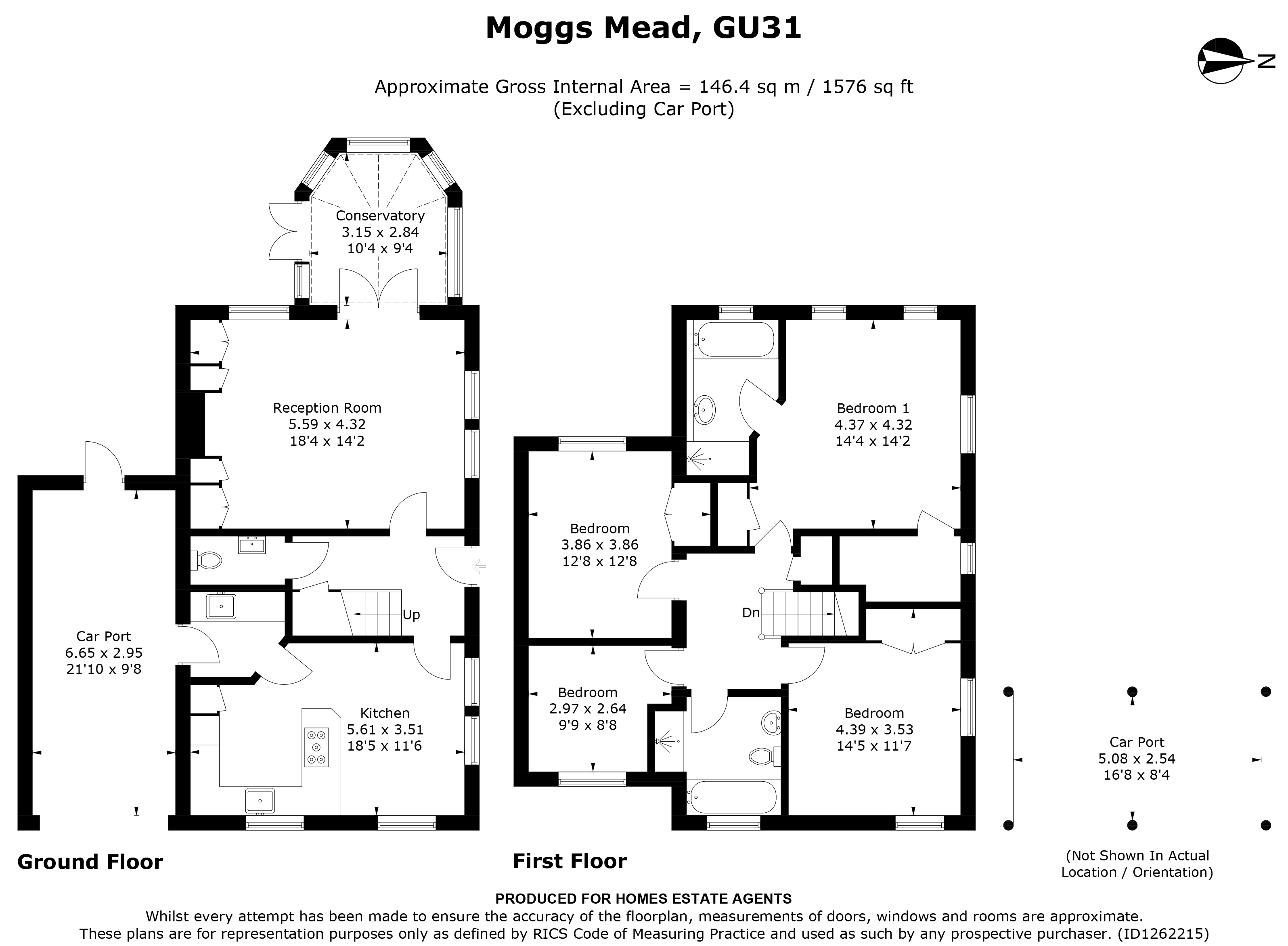 Floorplan for Petersfield, Hampshire