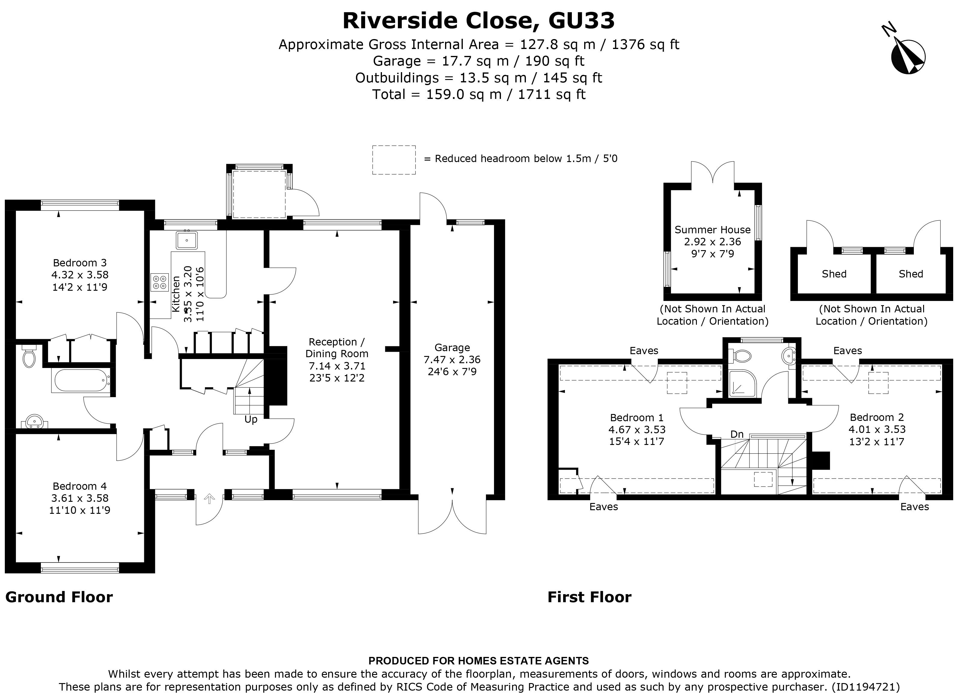 Floorplan for Liss, Hampshire