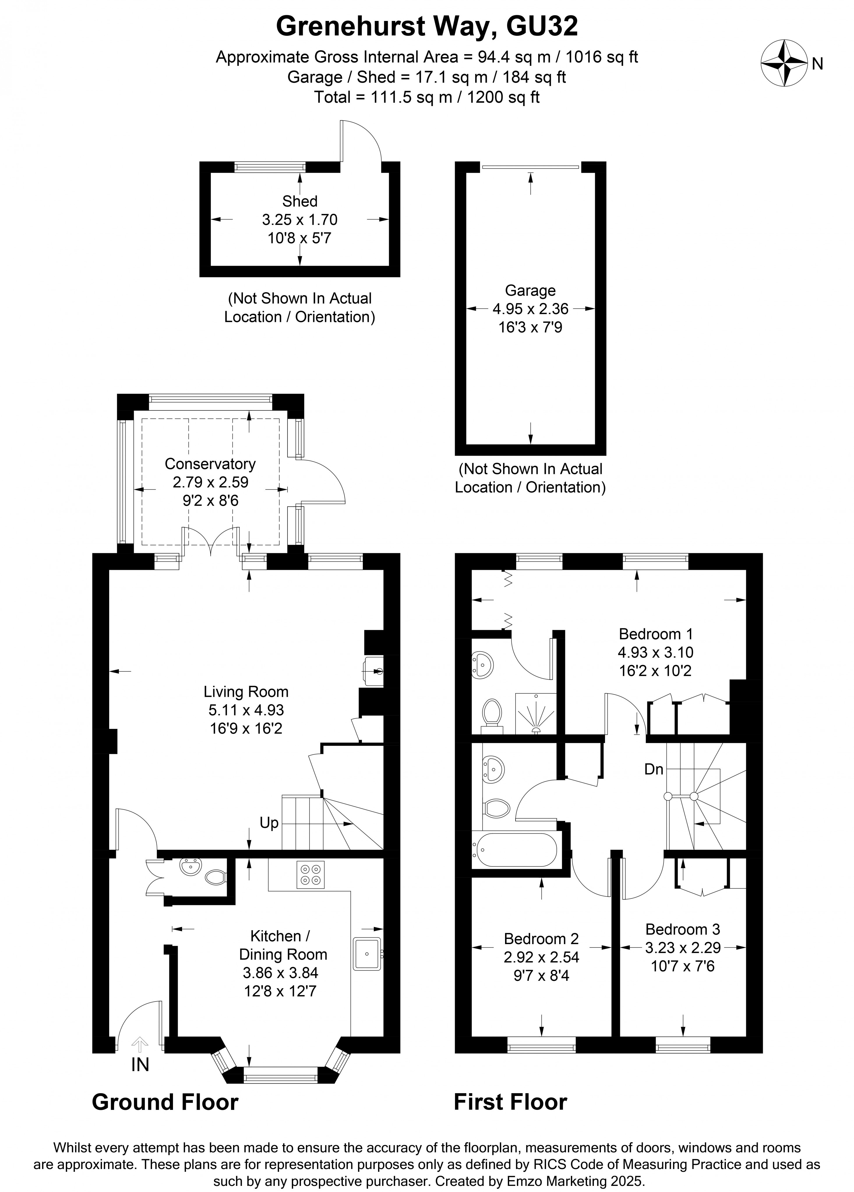Floorplan for Petersfield, Hampshire