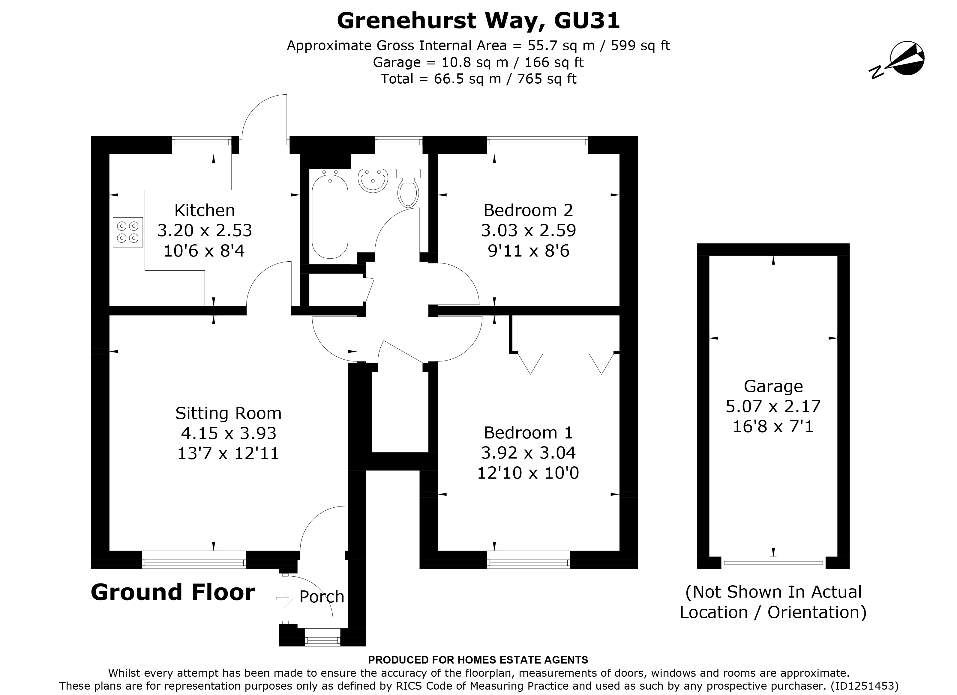 Floorplan for Petersfield, Hampshire