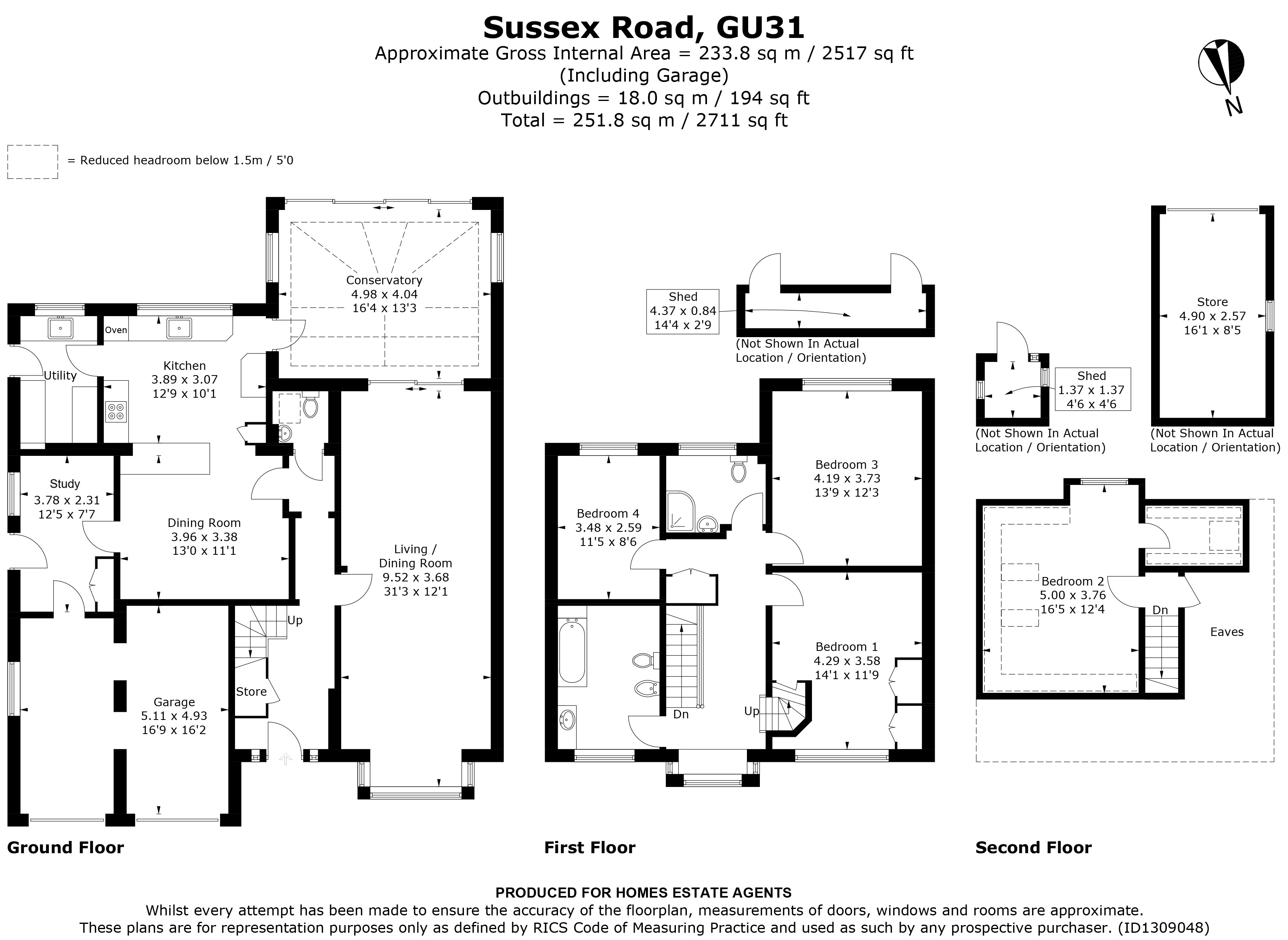 Floorplan for Petersfield, Hampshire