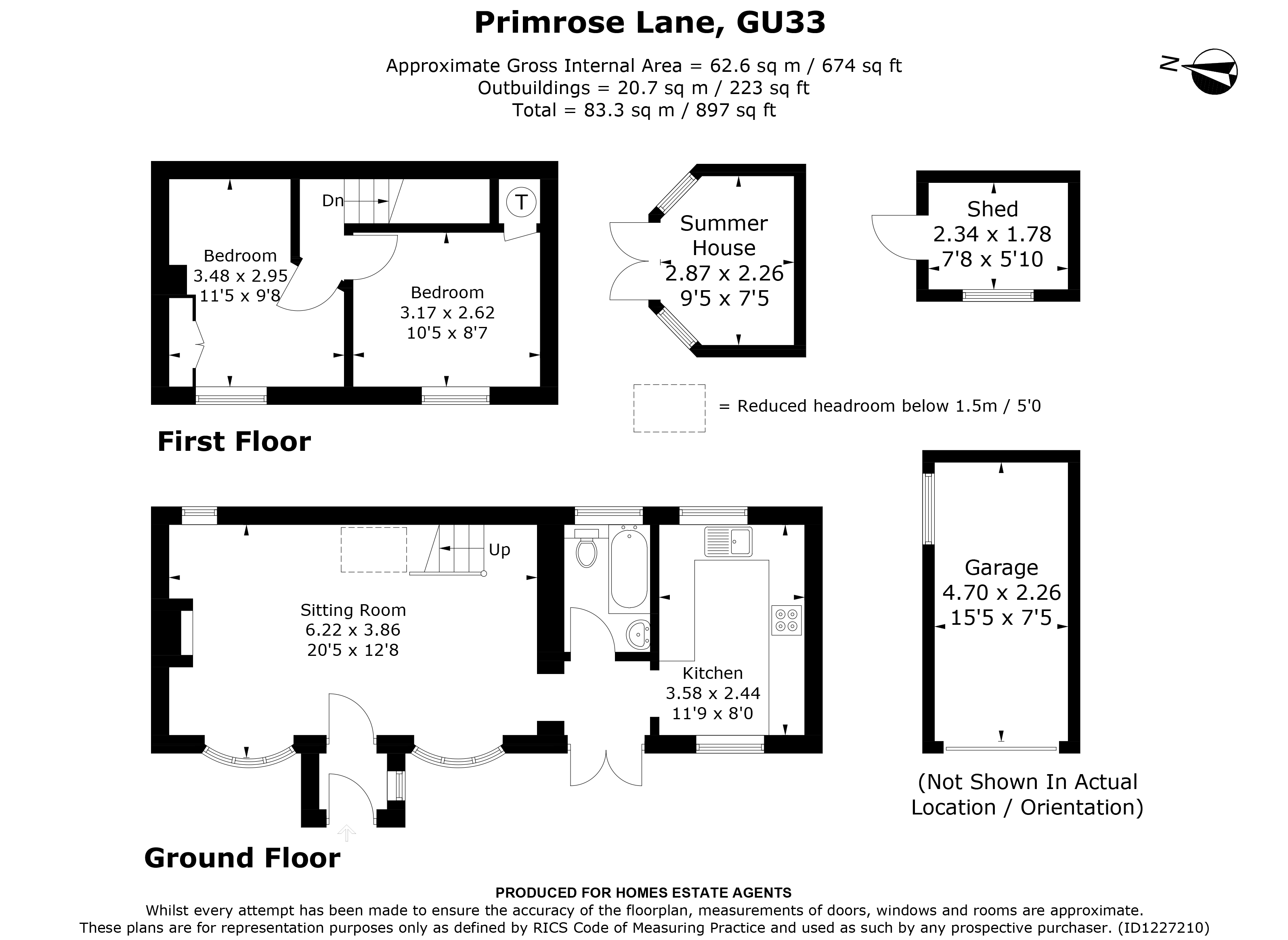 Floorplan for Liss, Hampshire