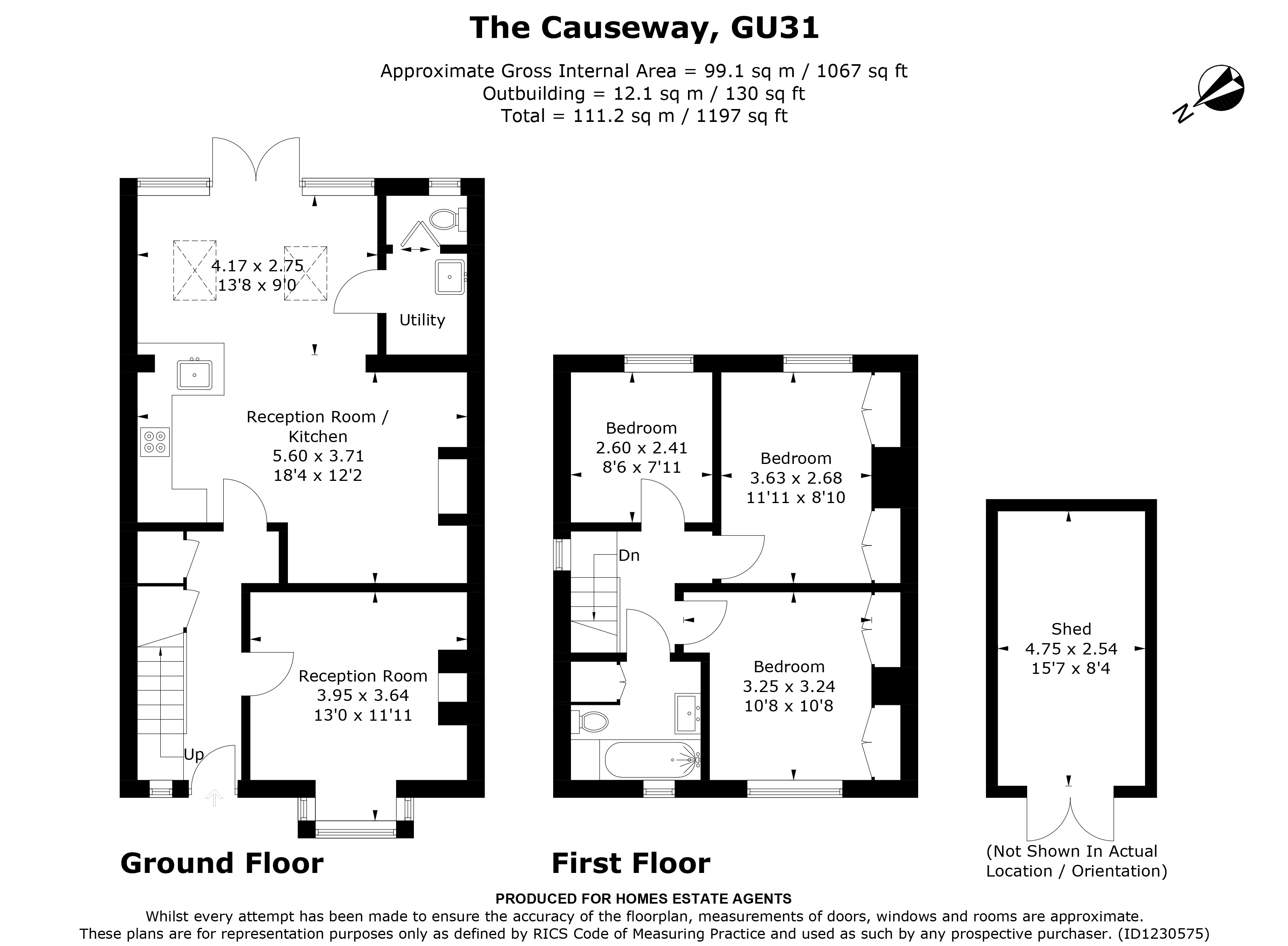 Floorplan for Petersfield, Hampshire